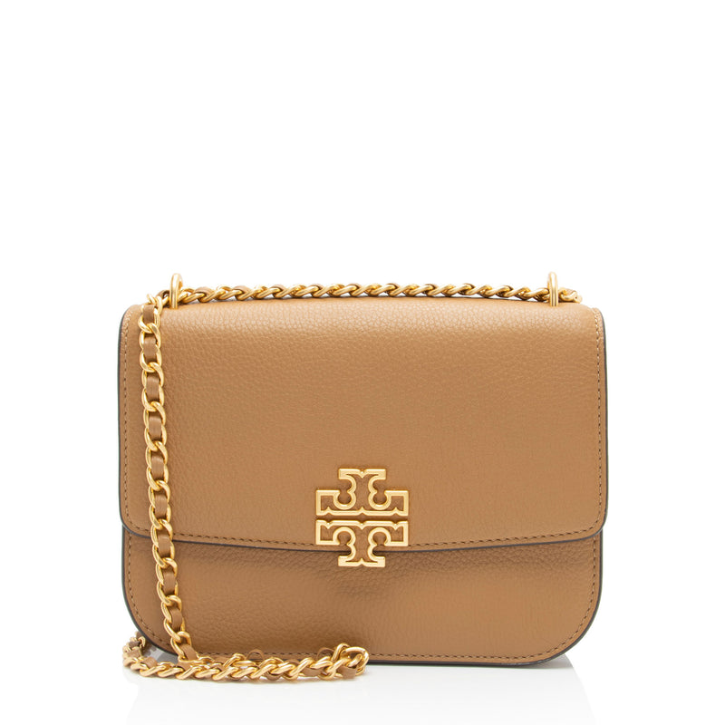 Tory Burch Leather Britten Small Shoulder Bag (SHF-rmzAq5)