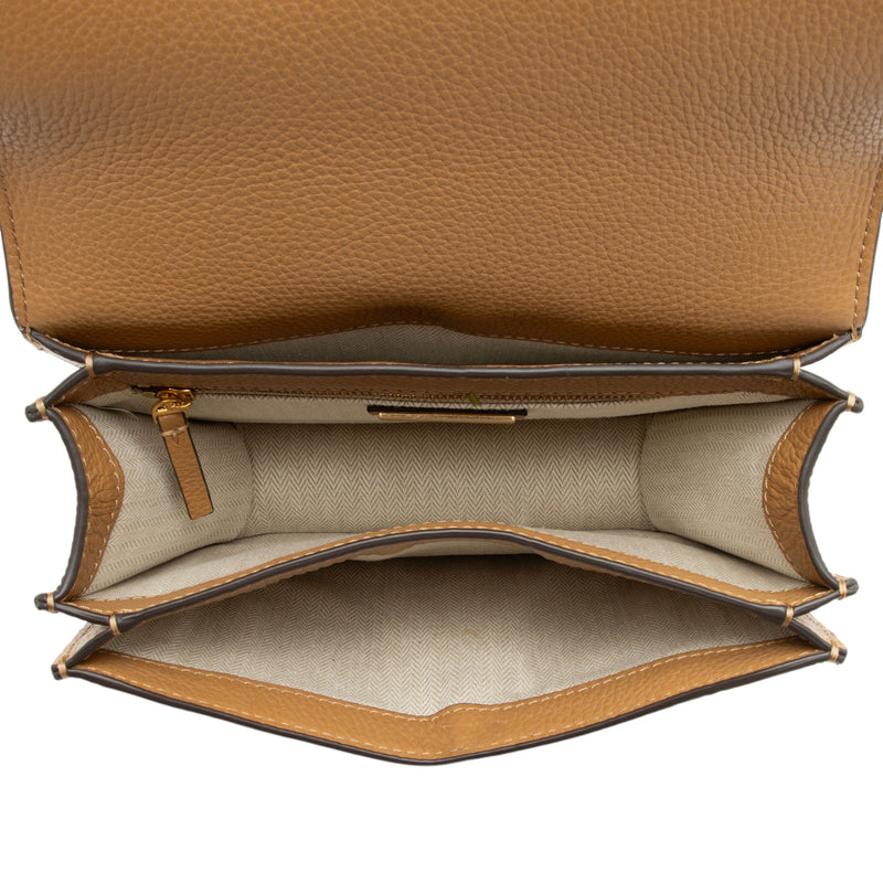 Tory Burch Leather Britten Small Shoulder Bag (SHF-rmzAq5)