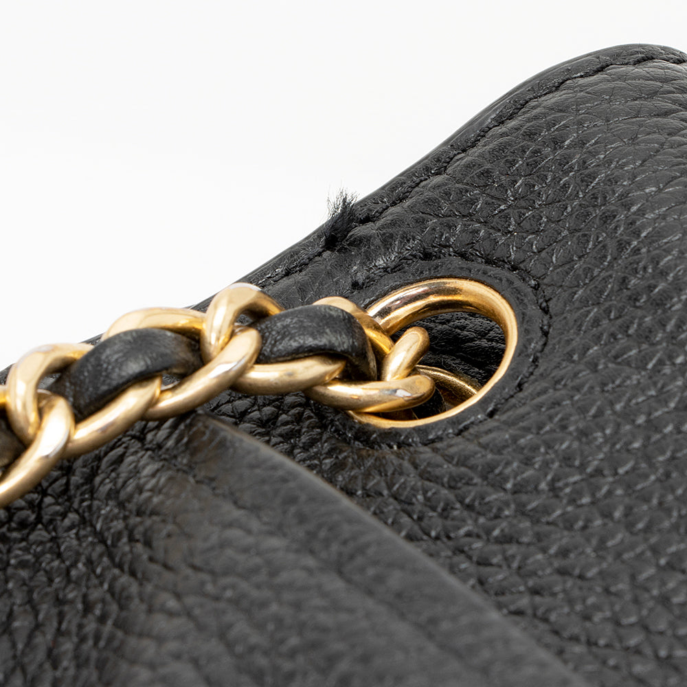 Tory Burch Leather Britten Small Slouchy Tote (SHF-21937)
