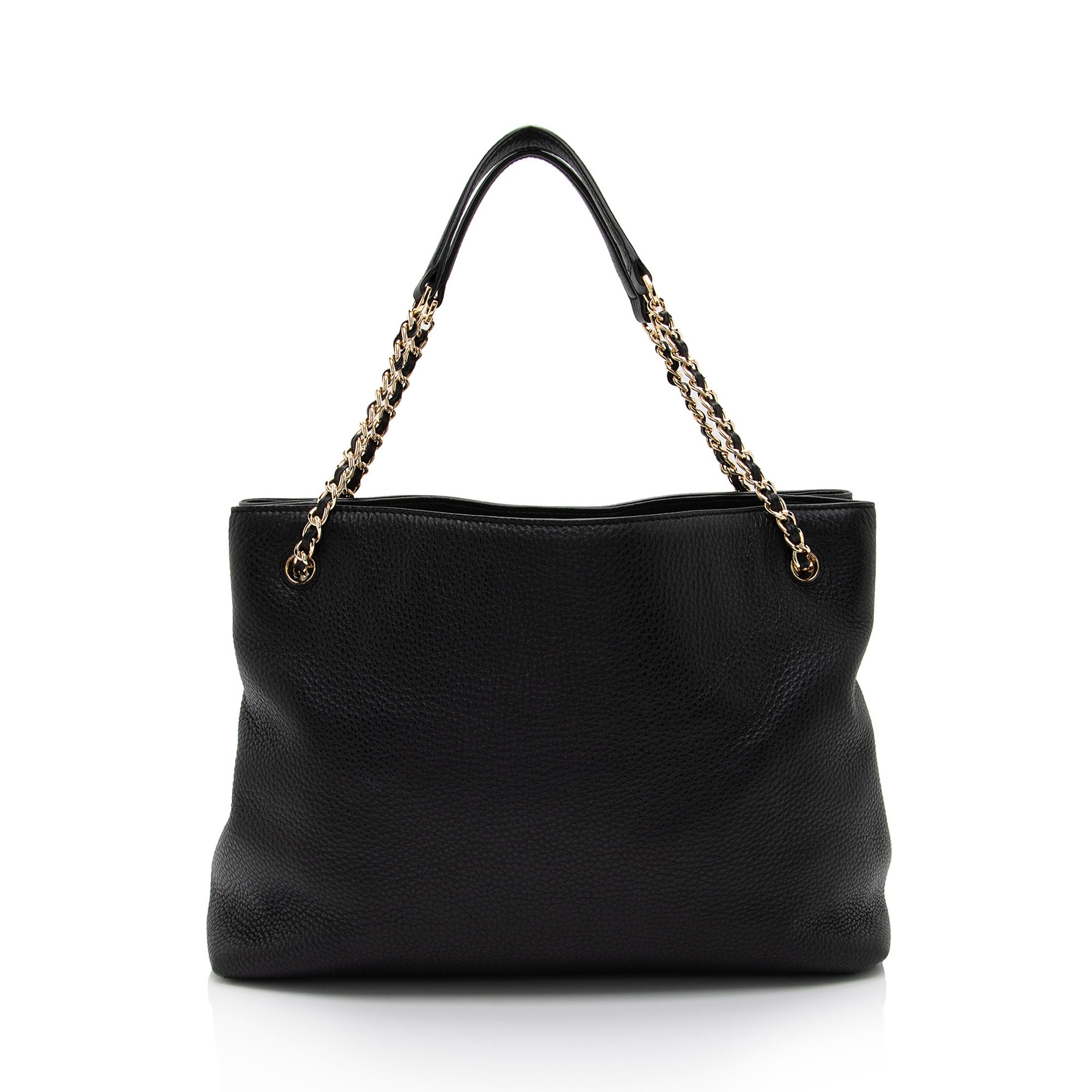 Tory Burch Leather Britten Small Slouchy Tote (SHF-haTJom)