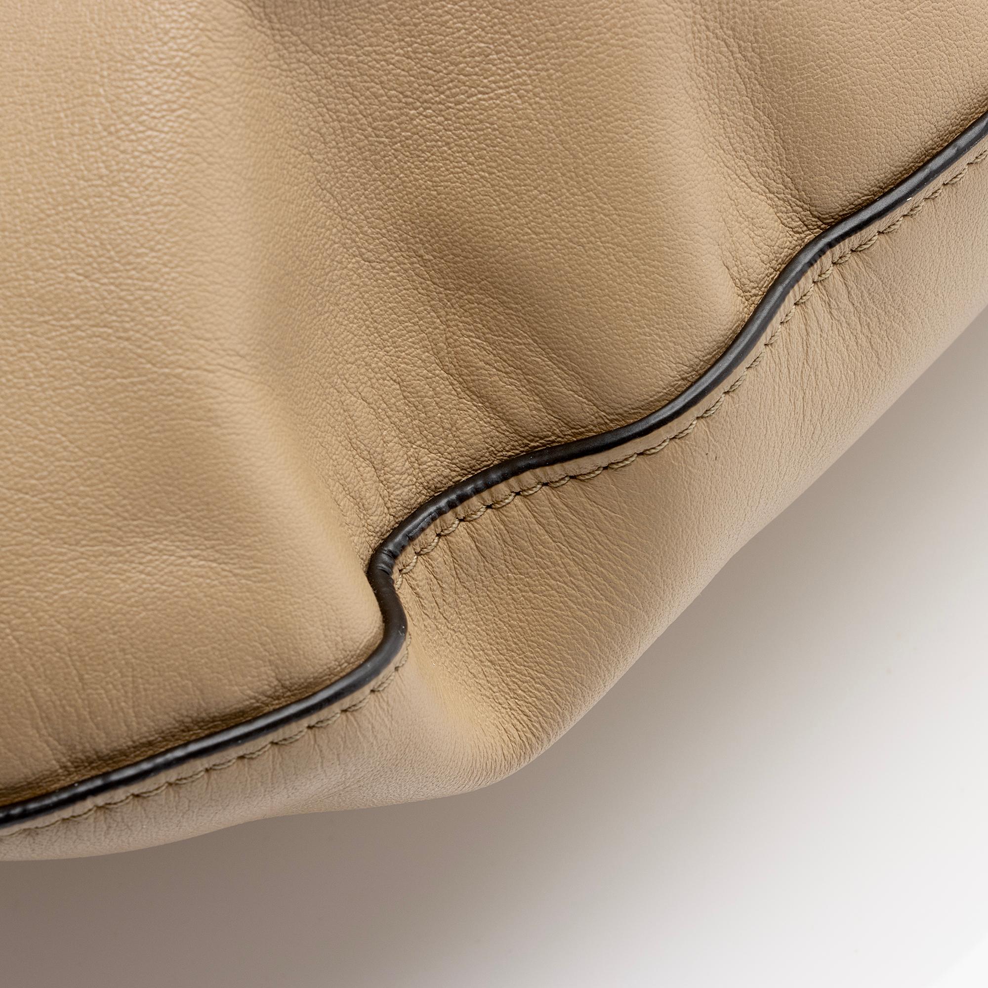 Tory Burch Leather Brooke Hobo (SHF-72GMxT)