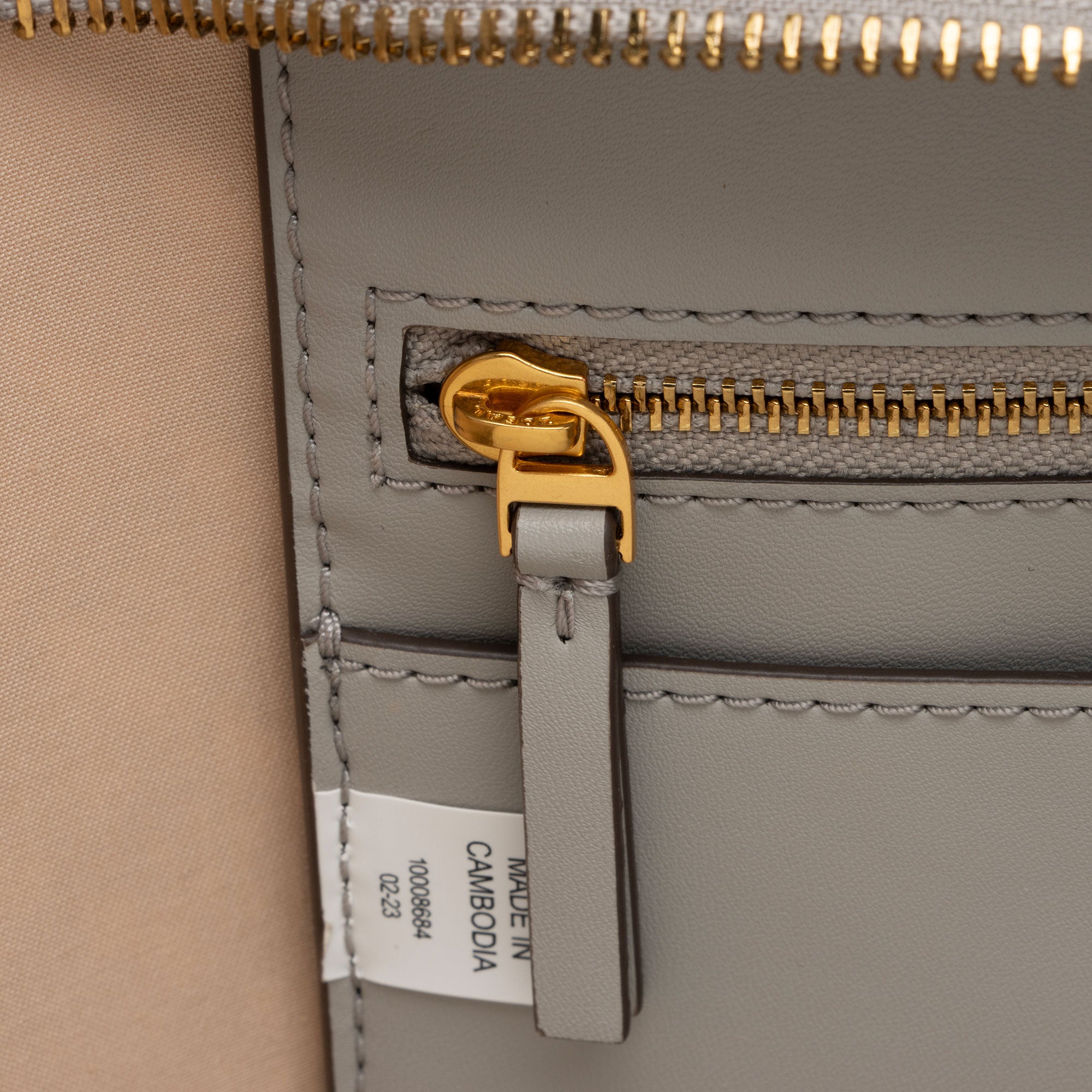 Tory Burch Leather Colorblock Geo Zip Tote (SHF-I2vJ0S)