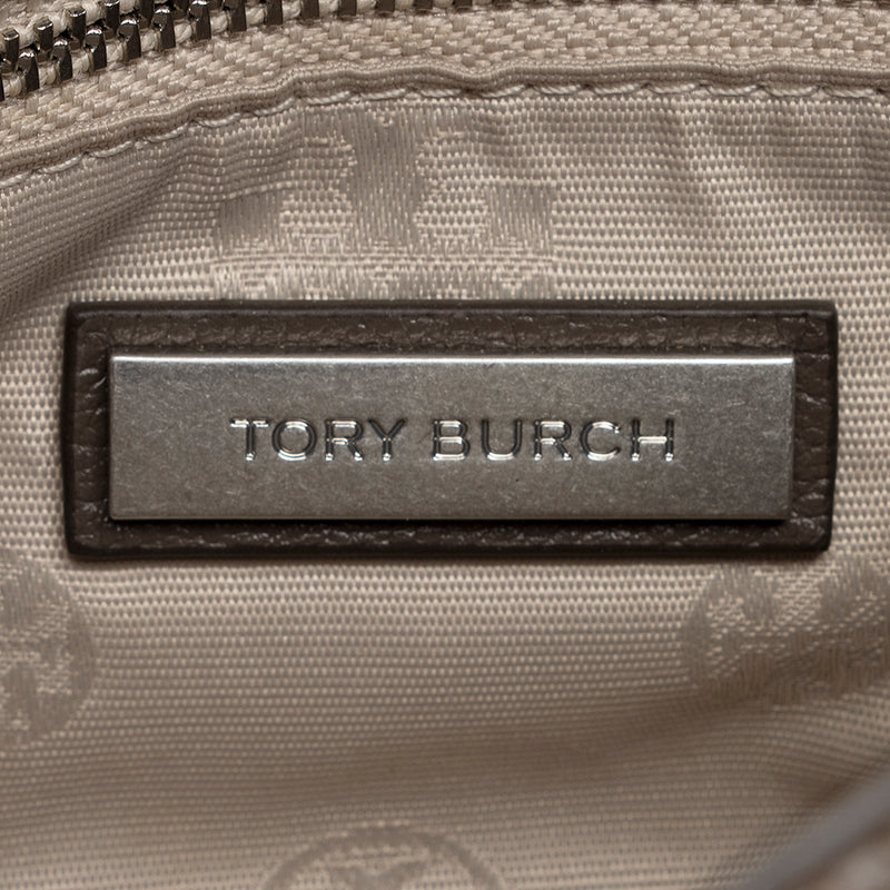 Tory Burch Leather Farida Fleming Charm Small Shoulder Bag (SHF-21455)