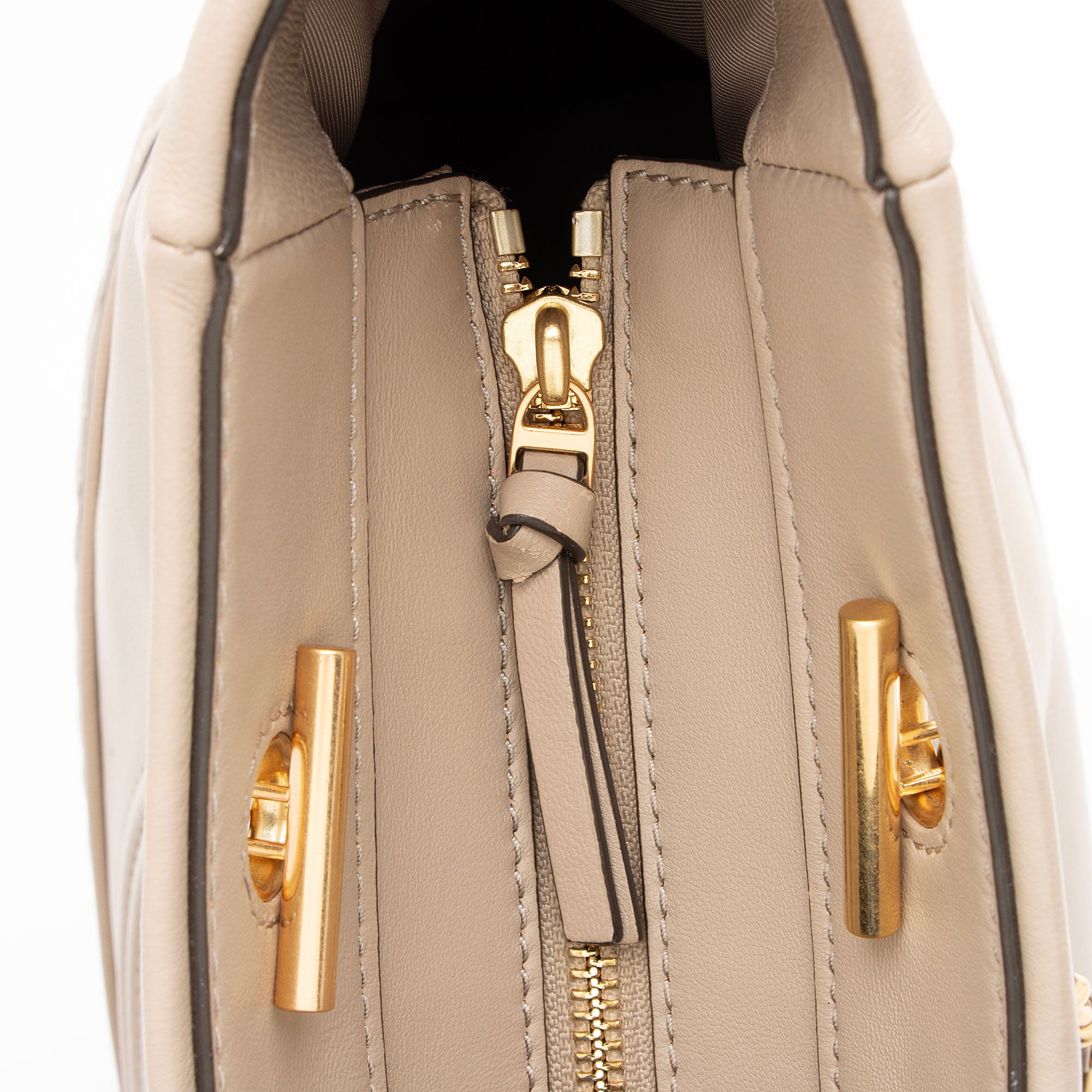 Tory Burch Leather Fleming Chain Tote
