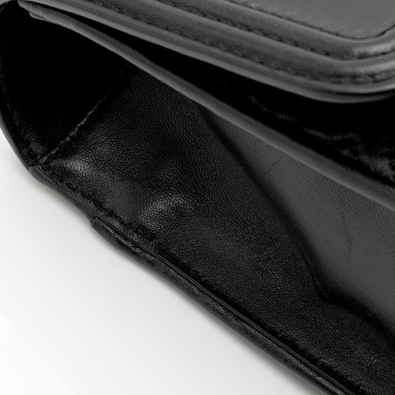 Tory Burch Leather Fleming Convertible Shoulder Bag (SHF-doLek1)