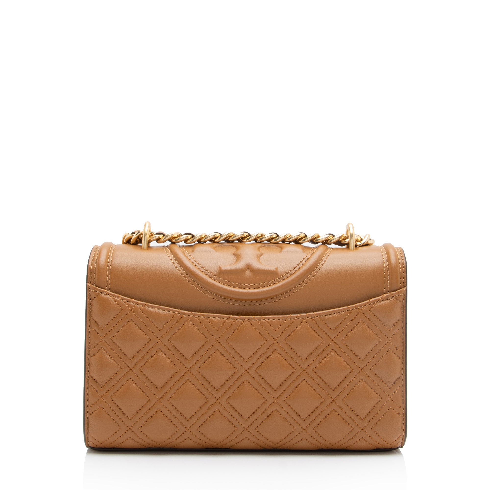 Tory Burch Leather Fleming Convertible Small Shoulder Bag (SHF-c0IL3P)