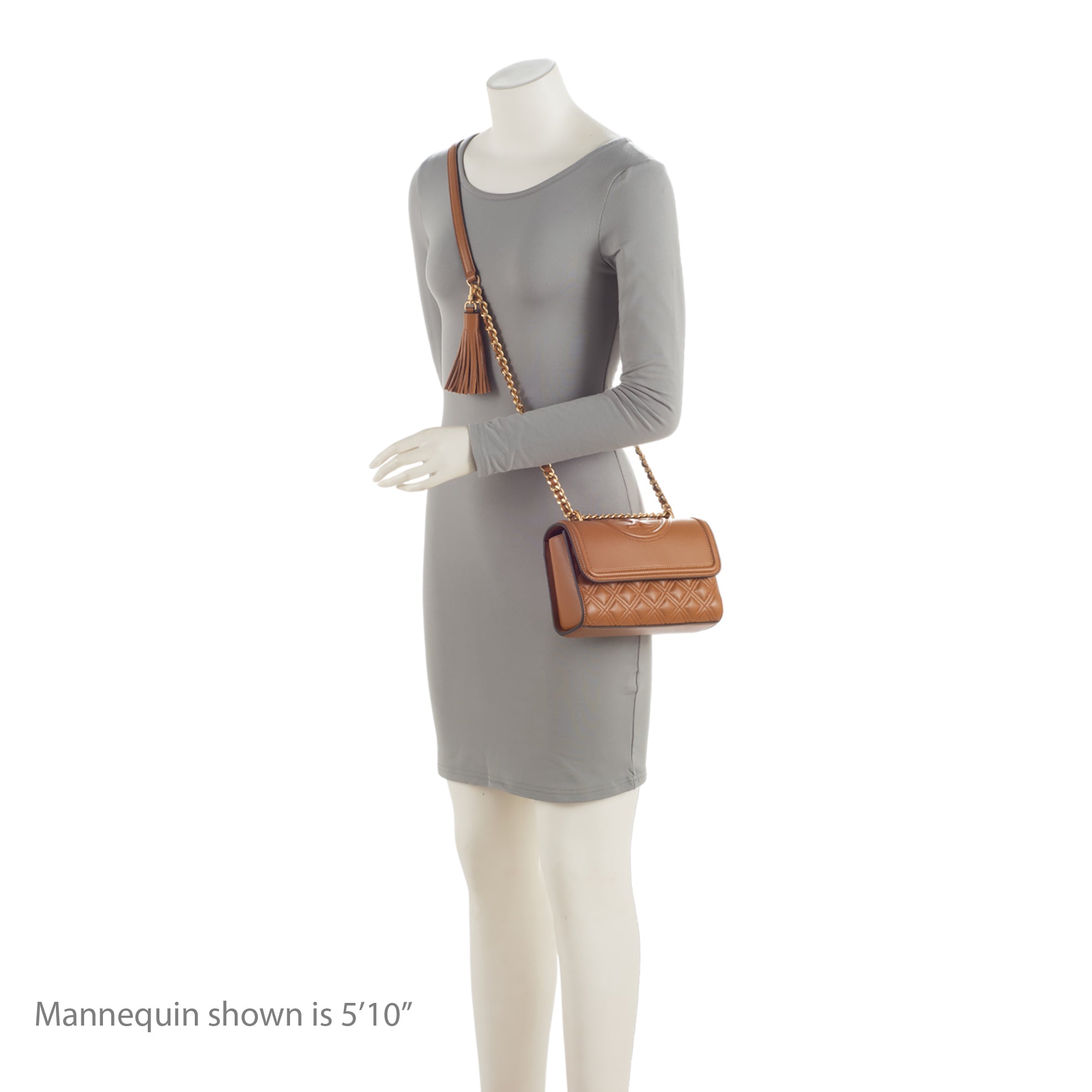 Tory Burch Leather Fleming Convertible Small Shoulder Bag (SHF-c0IL3P)