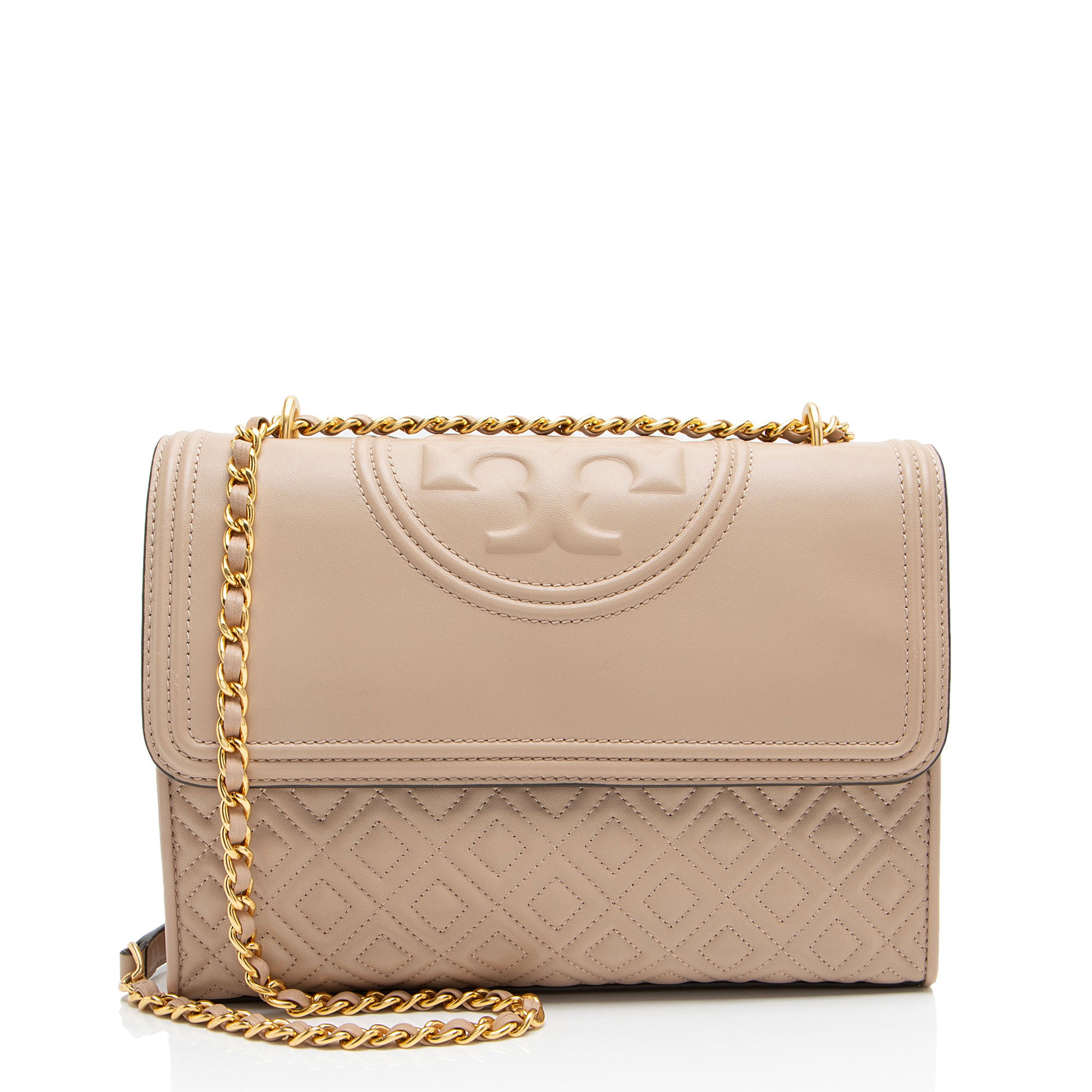 Tory Burch Leather Fleming Shoulder Bag