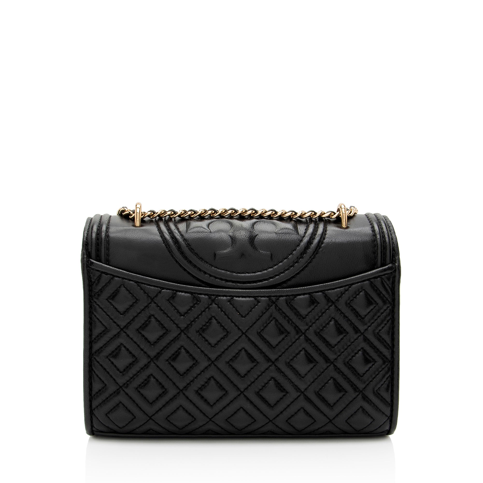Tory Burch Leather Fleming Small Shoulder Bag