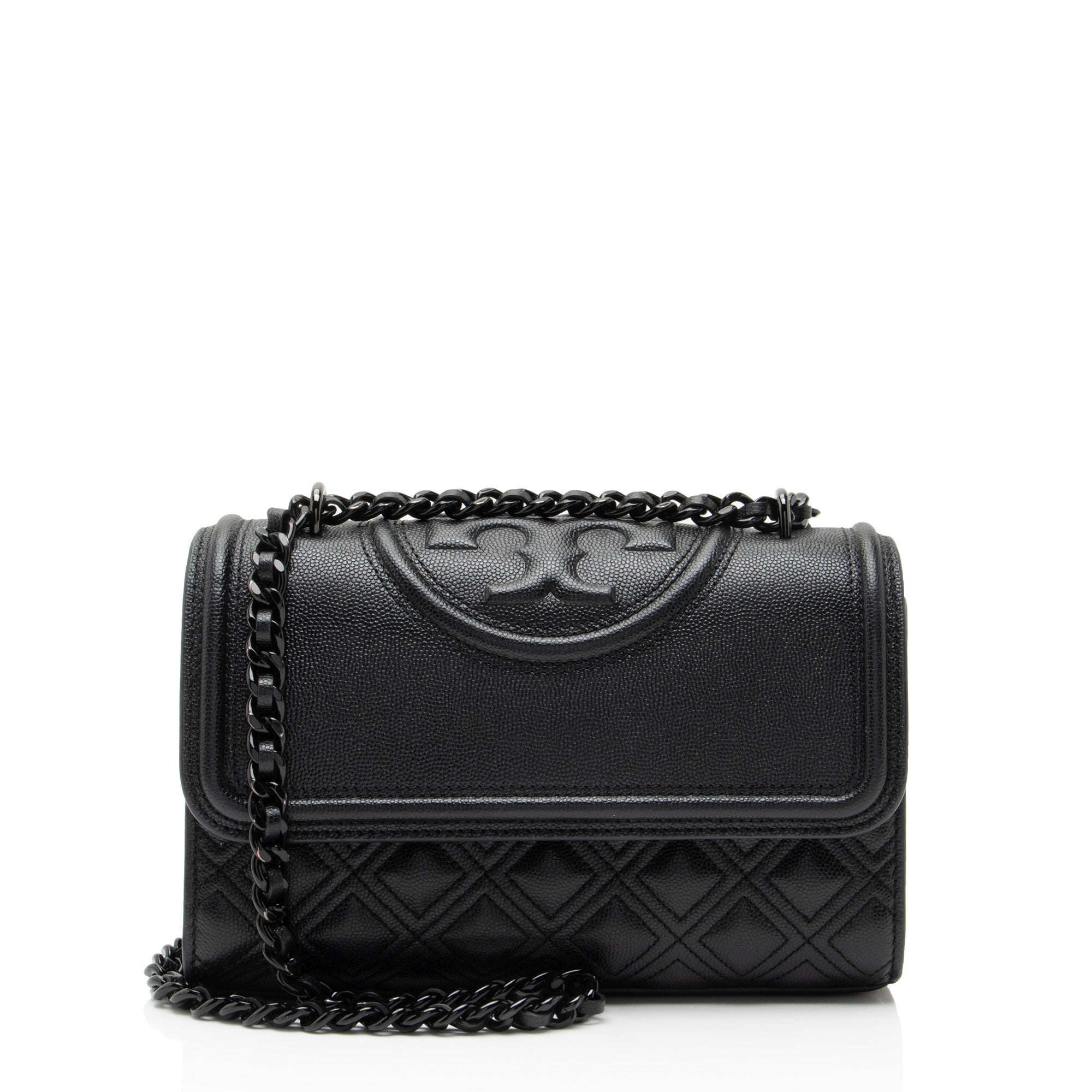 Tory Burch Leather Fleming Small Shoulder Bag