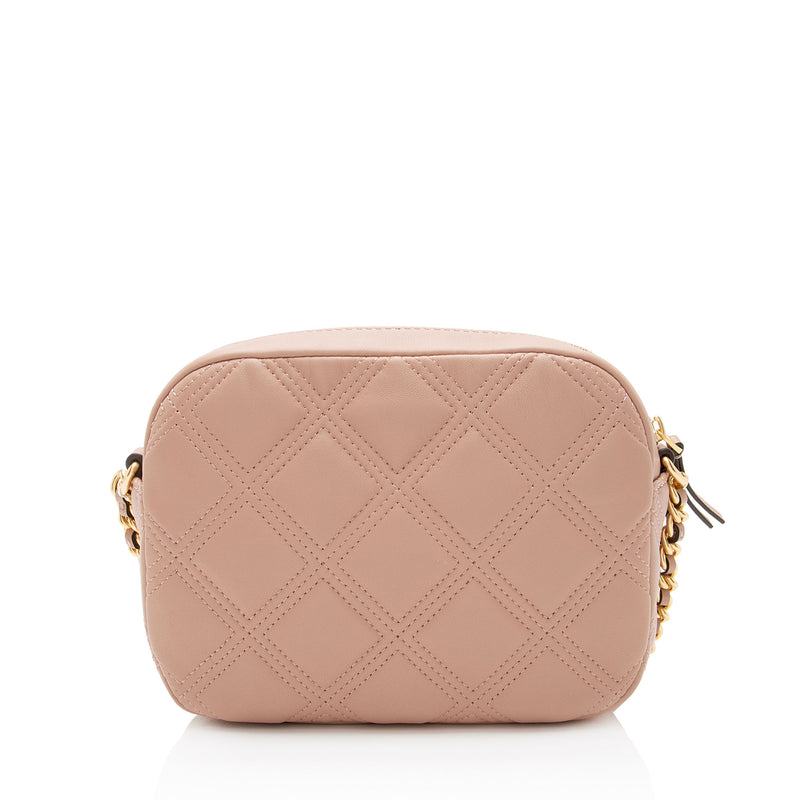 Tory Burch Leather Fleming Soft Camera Bag SHF zfTMek LuxeDH