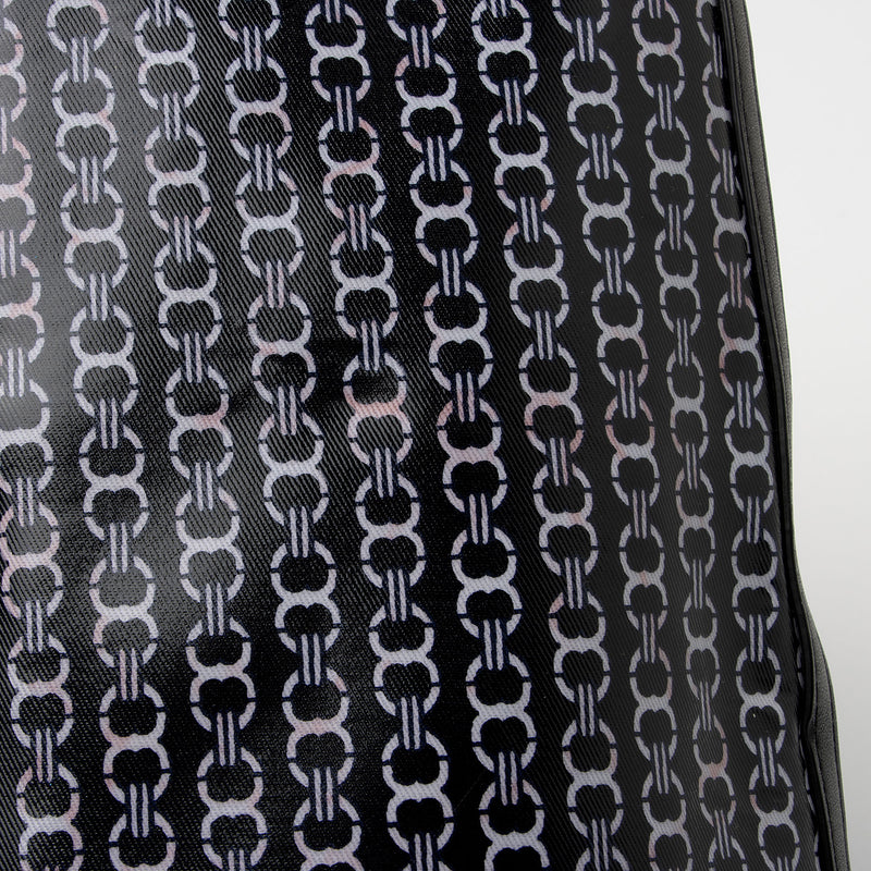 Tory Burch Leather Gemini Chain Print Tote (SHF-5wKSgI)