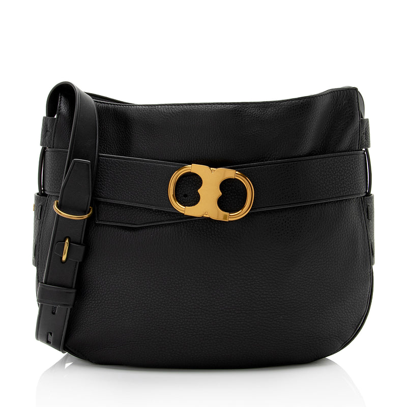 Tory Burch Leather Gemini Link Crossbody Bag (SHF-OOavOD)