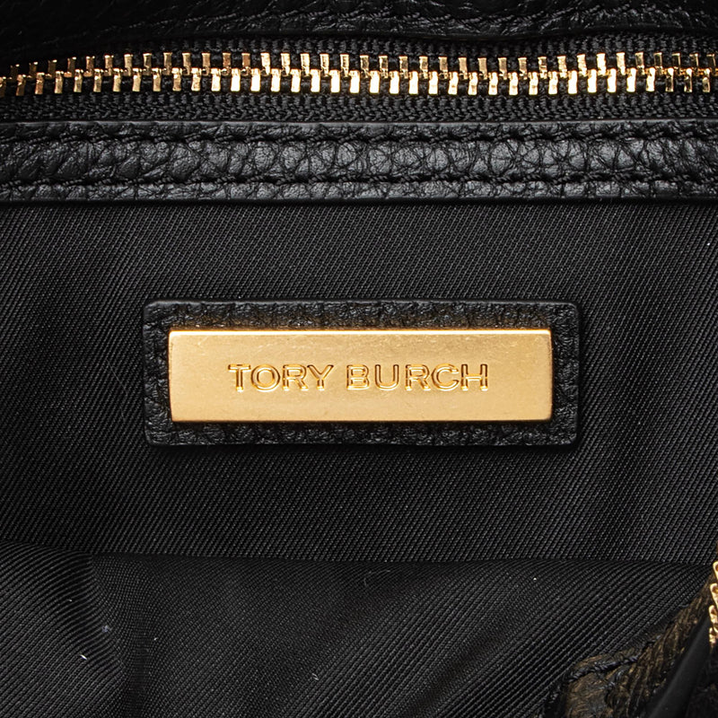 Tory Burch Leather Georgia Flap Crossbody Bag (SHF-23351)