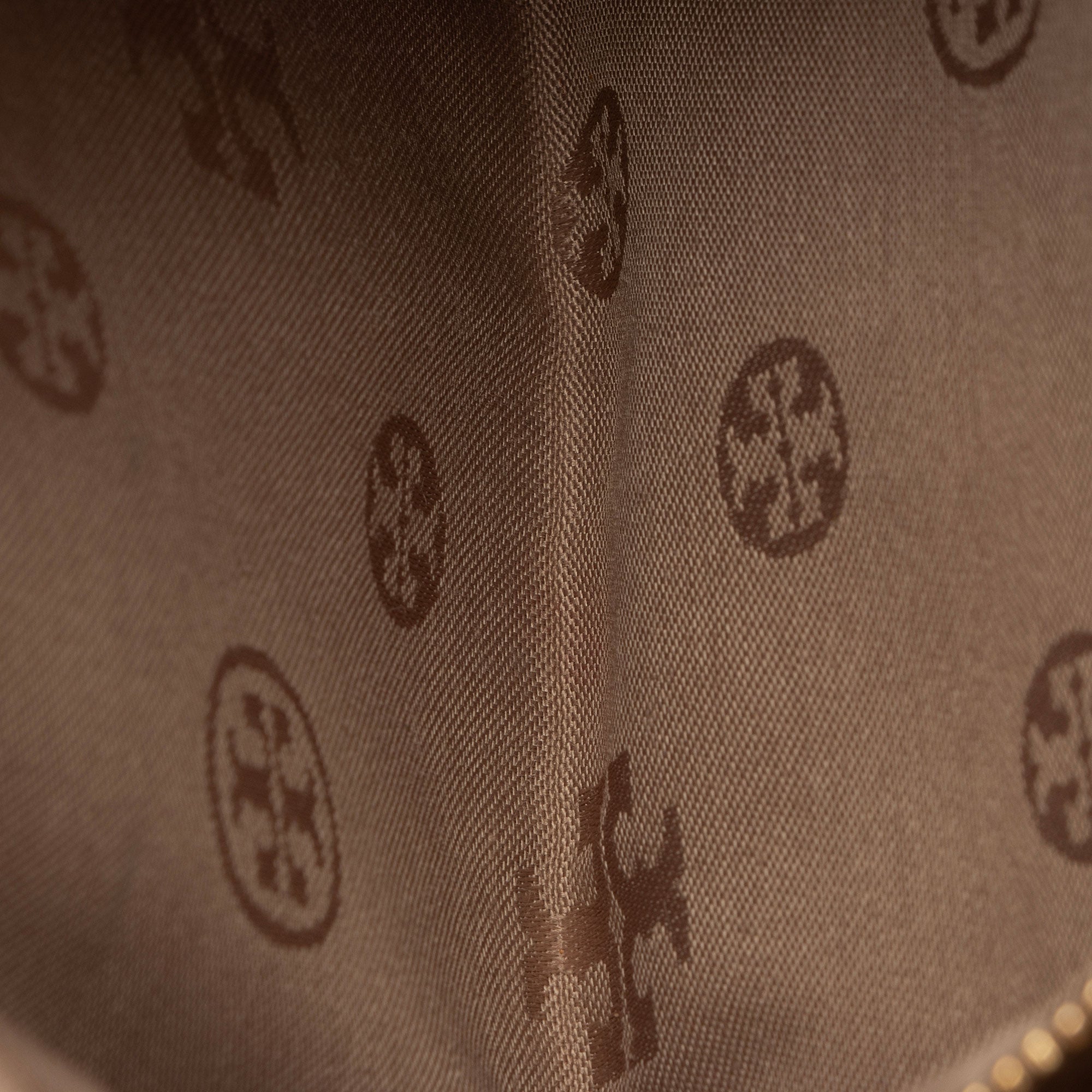 Tory Burch Leather Harper Stripe Messenger (SHF-NhvFOg)