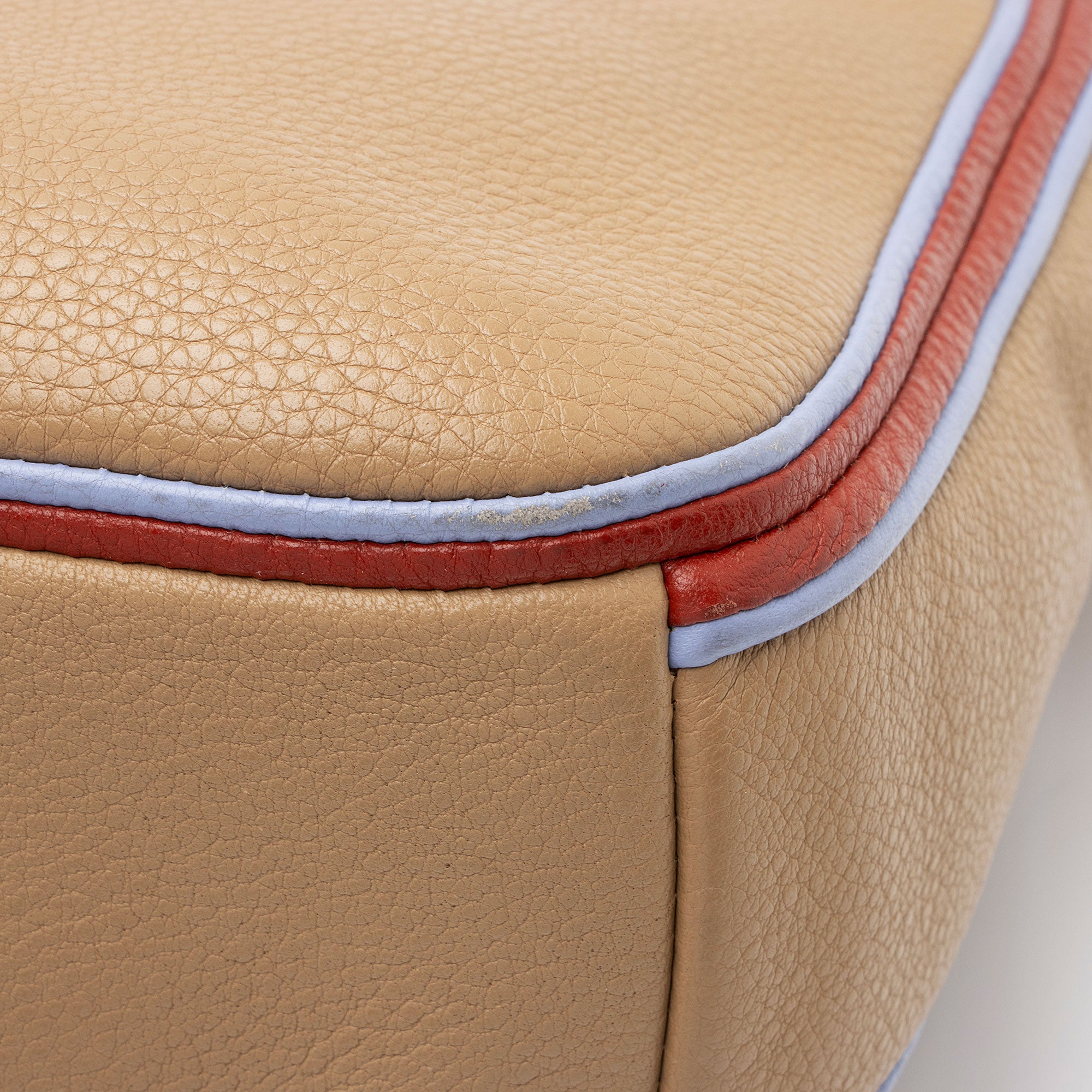 Tory Burch Leather Harper Stripe Messenger (SHF-NhvFOg)