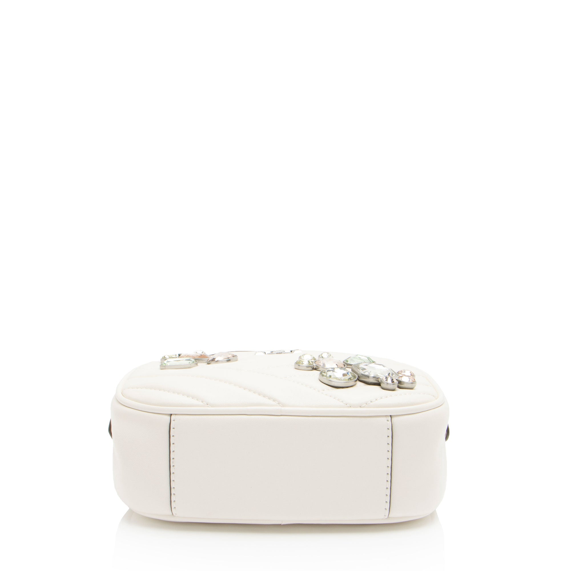 Tory Burch Leather Jeweled Kira Small Camera Bag (SHF-KqArRb)