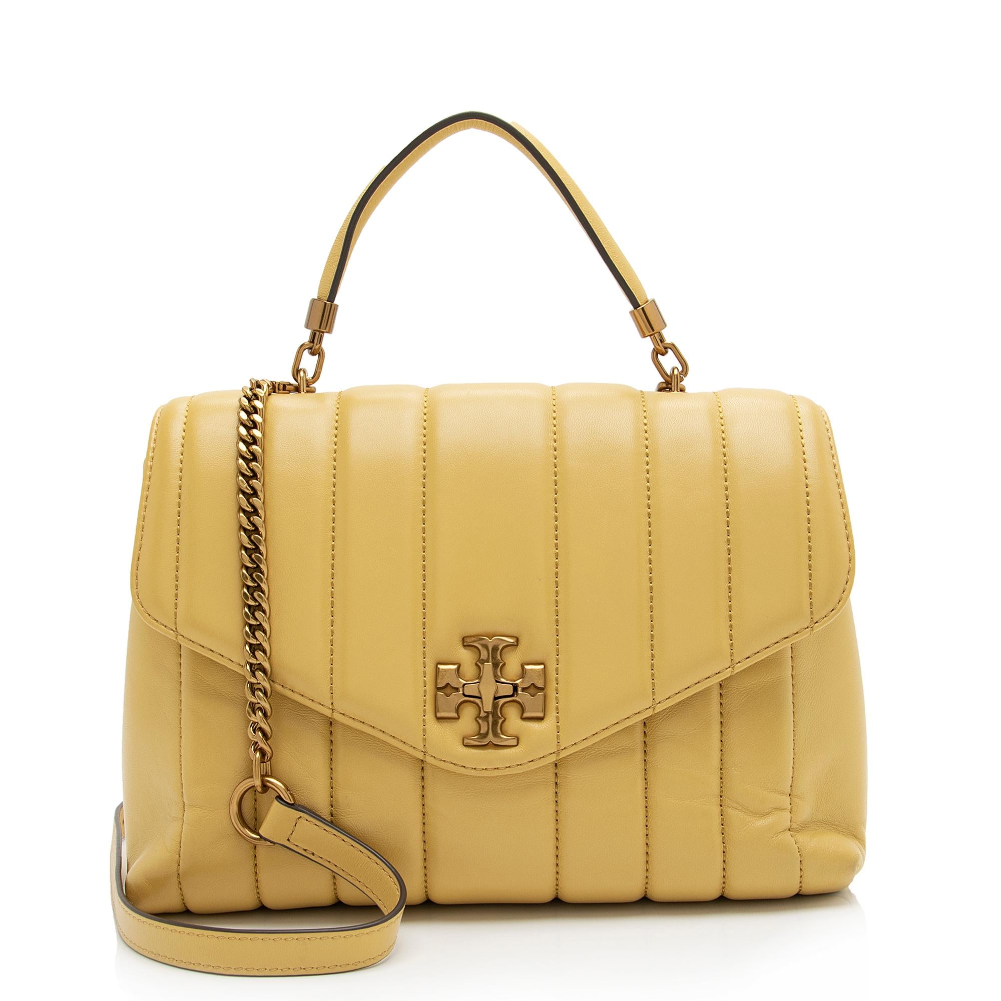 Tory Burch Leather Kira Medium Top Handle Satchel (SHF-23793)