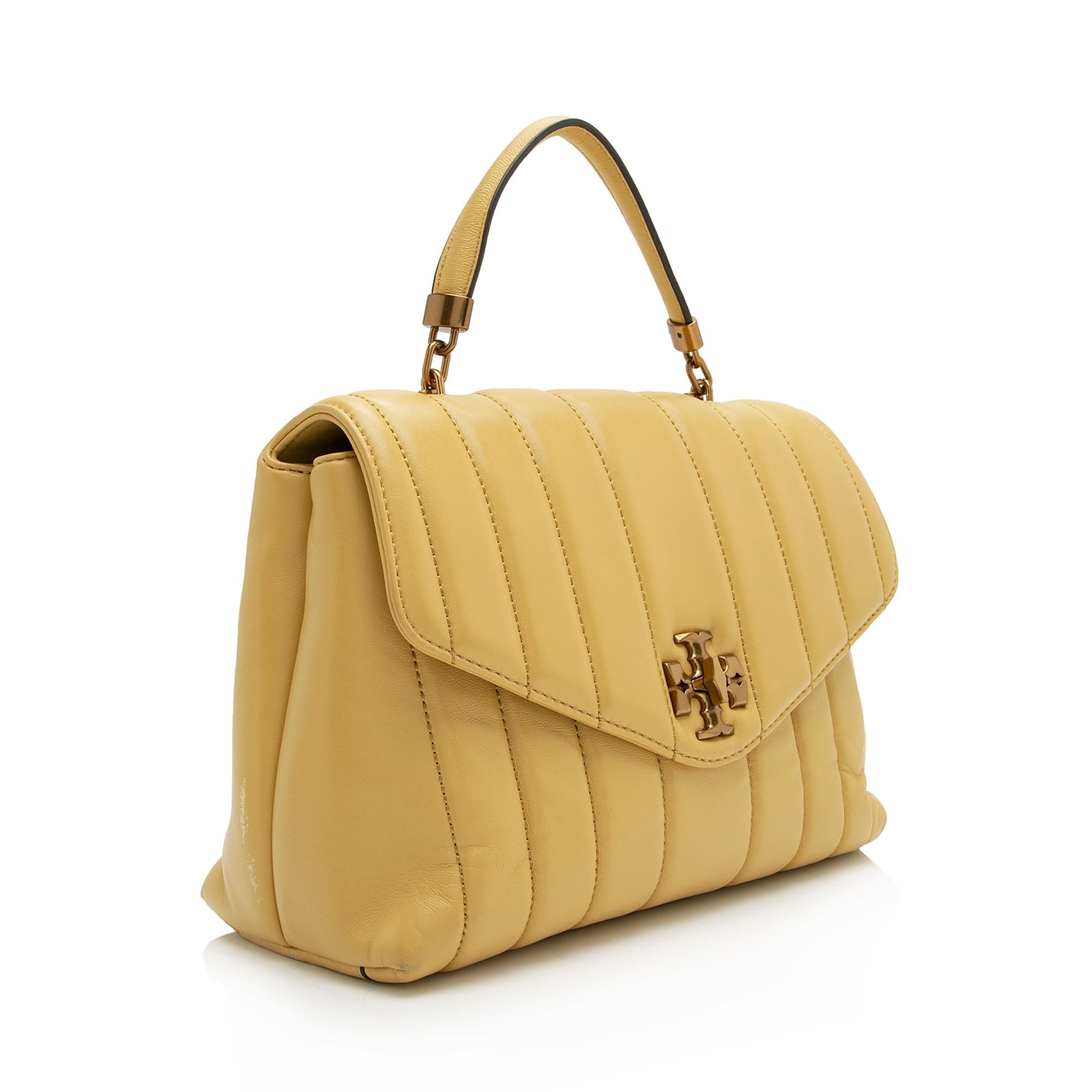 Tory Burch Leather Kira Medium Top Handle Satchel (SHF-23793)