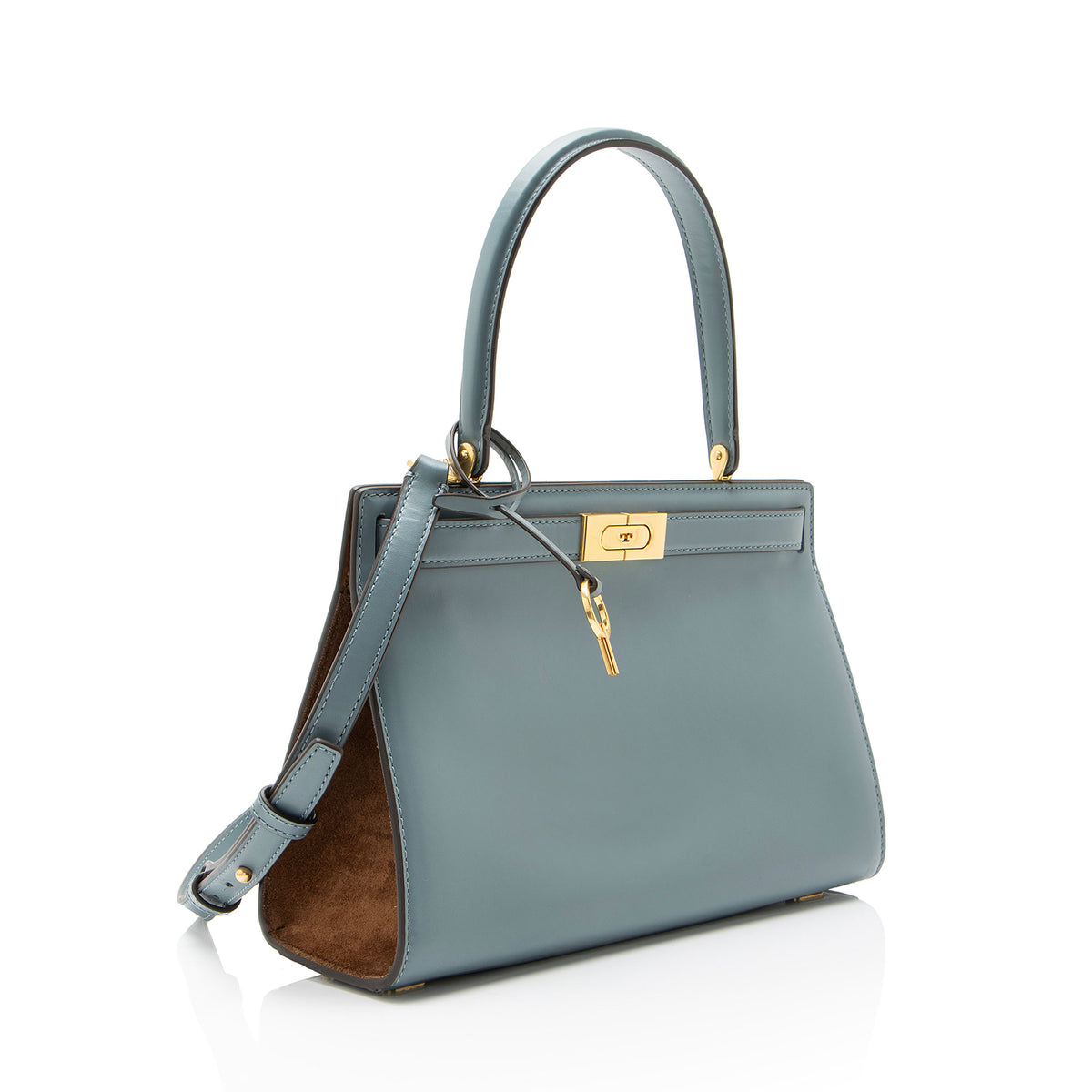 Tory Burch Leather Lee Radziwill Small Top Handle