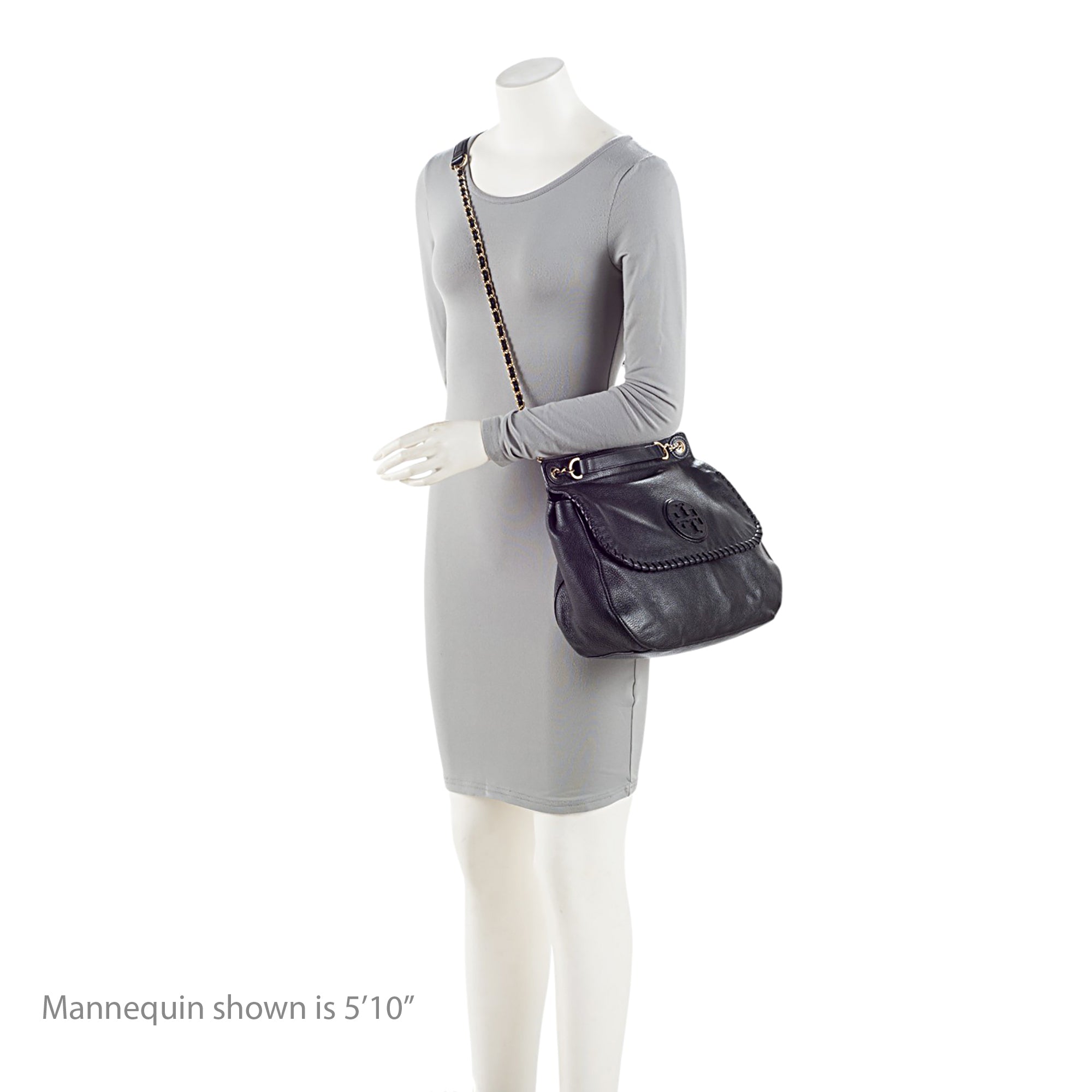 Tory Burch Leather Marion Saddle Bag