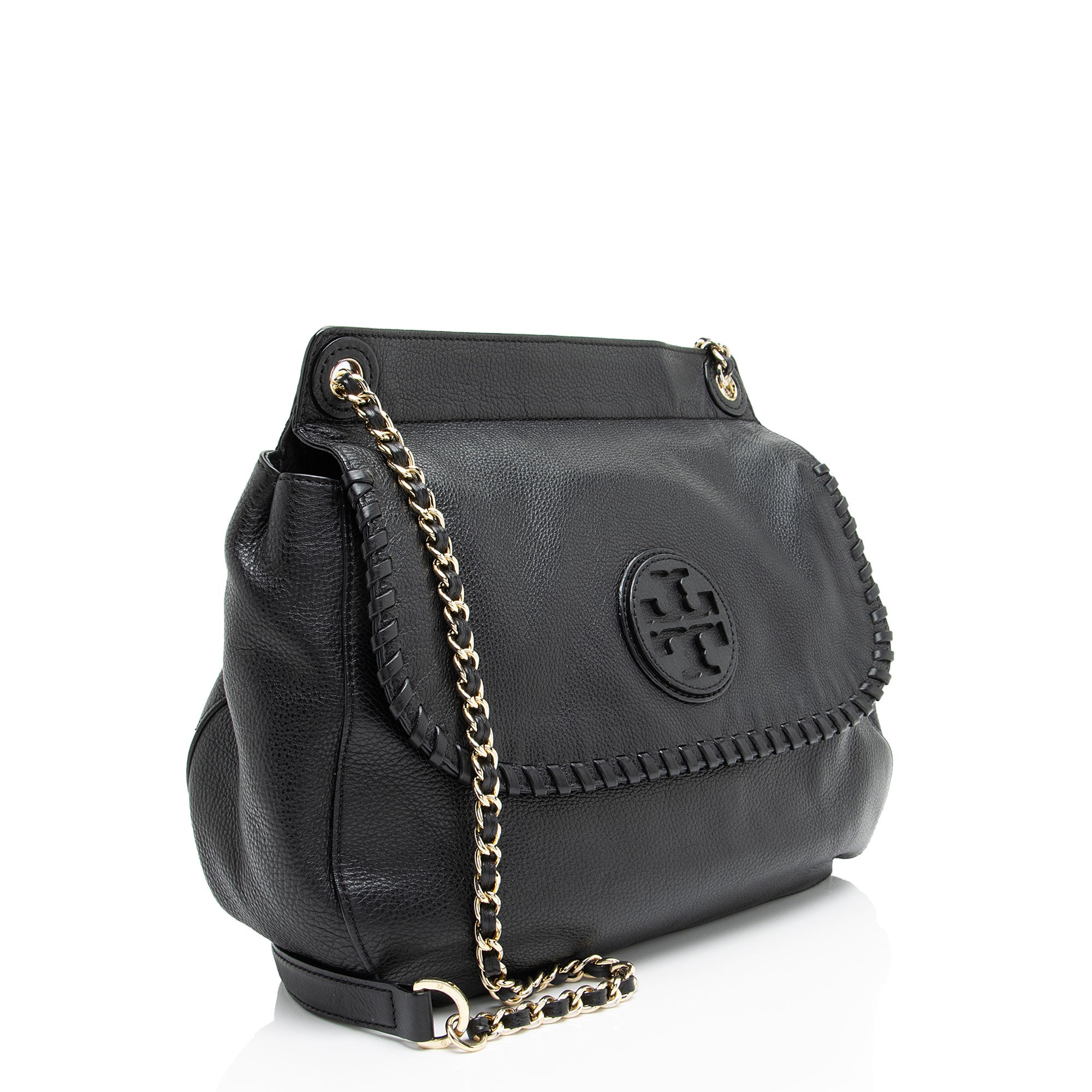 Tory Burch Leather Marion Saddle Bag