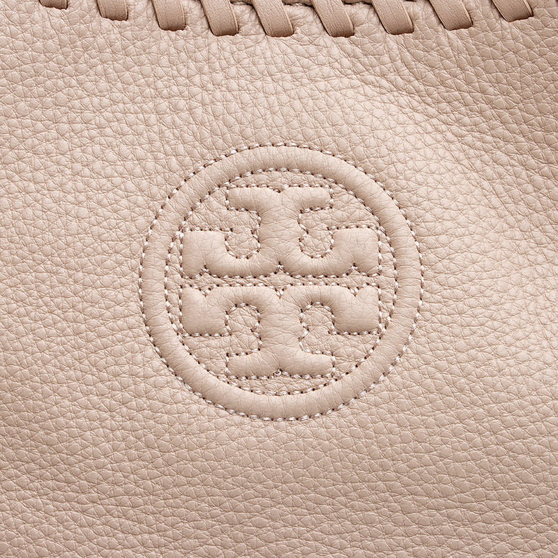 Tory Burch Leather Marion Slouchy East/West Tote (SHF-21748)