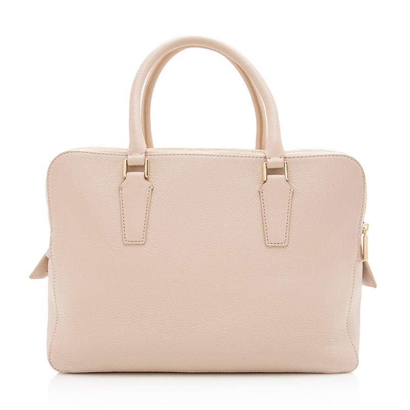 Tory Burch Leather Marion Triple Zip Satchel SHF 19791 LuxeDH