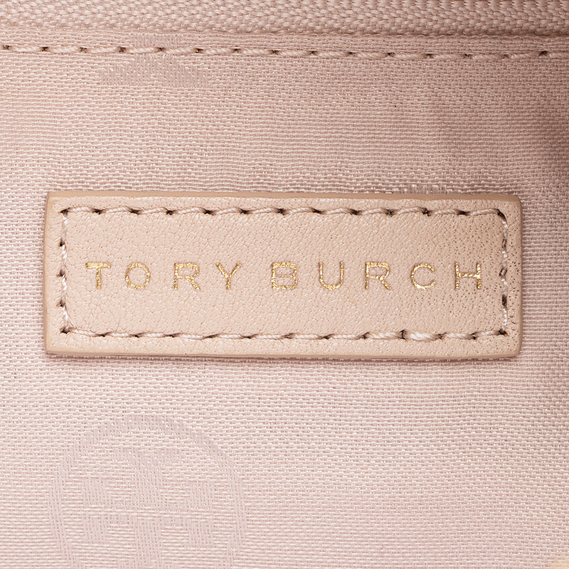 Tory Burch Leather Marion Triple Zip Satchel (SHF-19791)