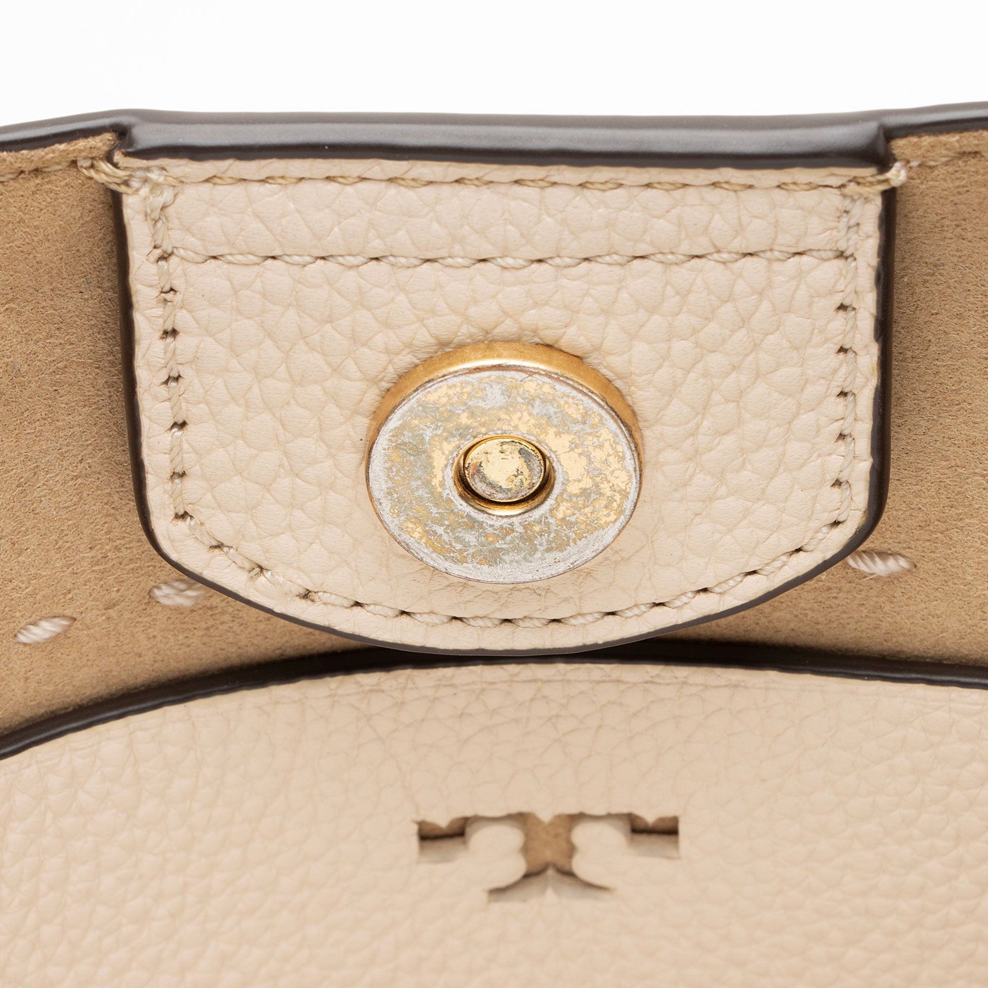 Tory Burch Leather McGraw Bucket Bag