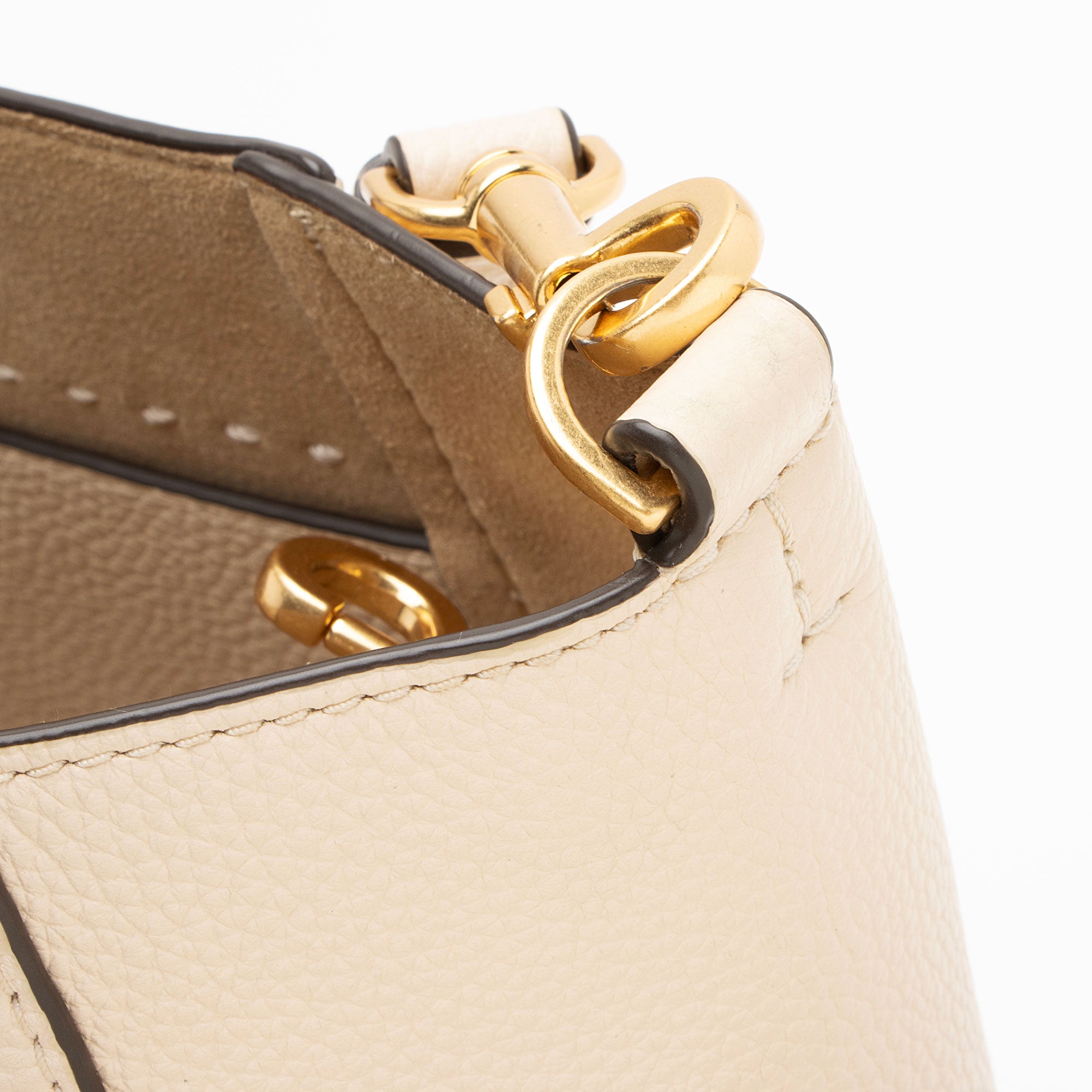 Tory Burch Leather McGraw Bucket Bag
