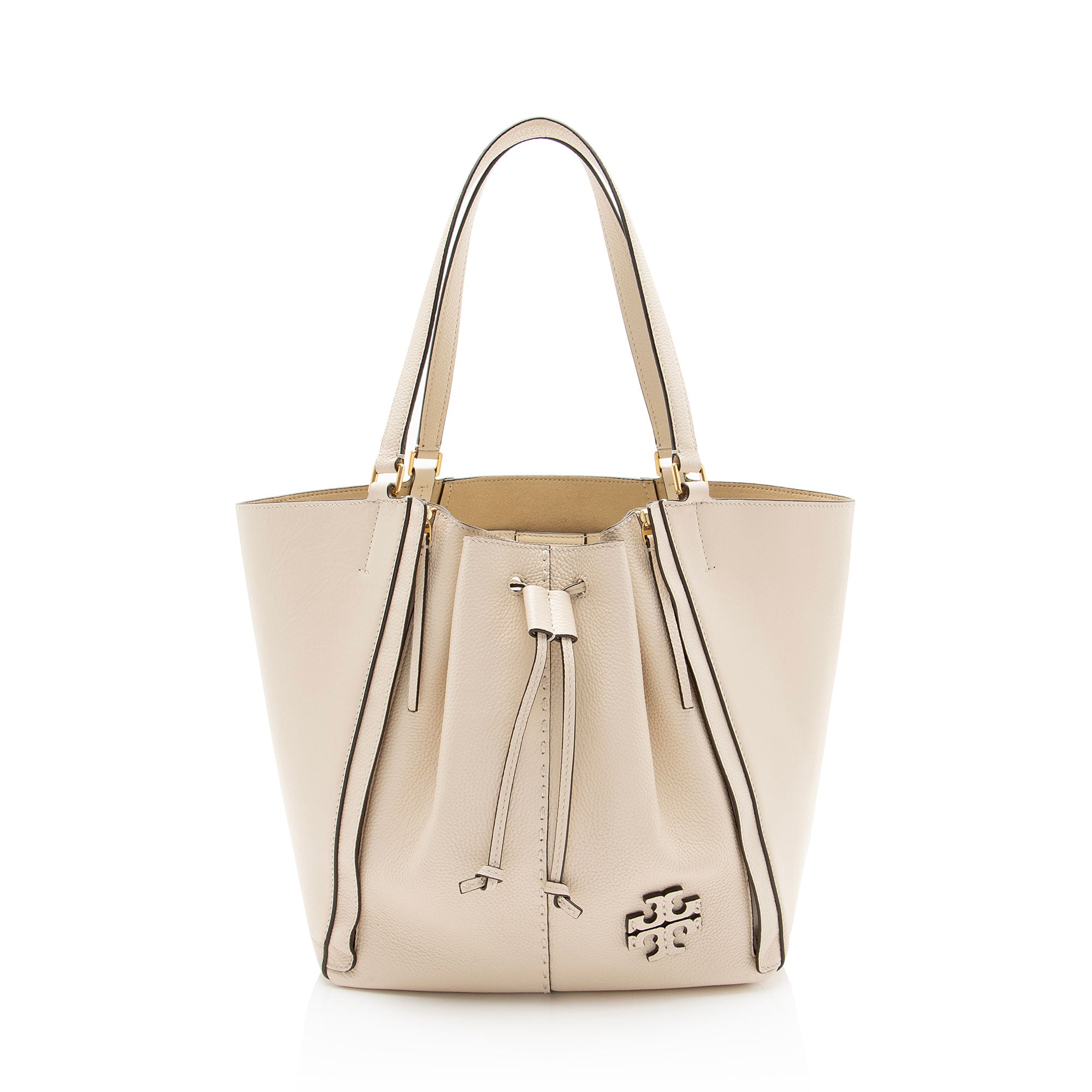 Tory Burch Leather McGraw Dragonfly Oversized Tote
