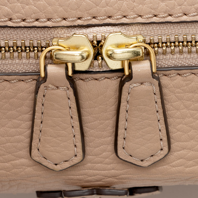 Tory Burch Leather McGraw Slouchy Satchel (SHF-19644)