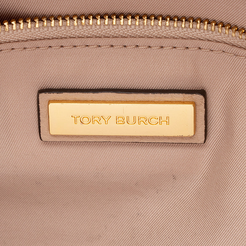 Tory Burch Leather McGraw Slouchy Satchel SHF 19644 LuxeDH