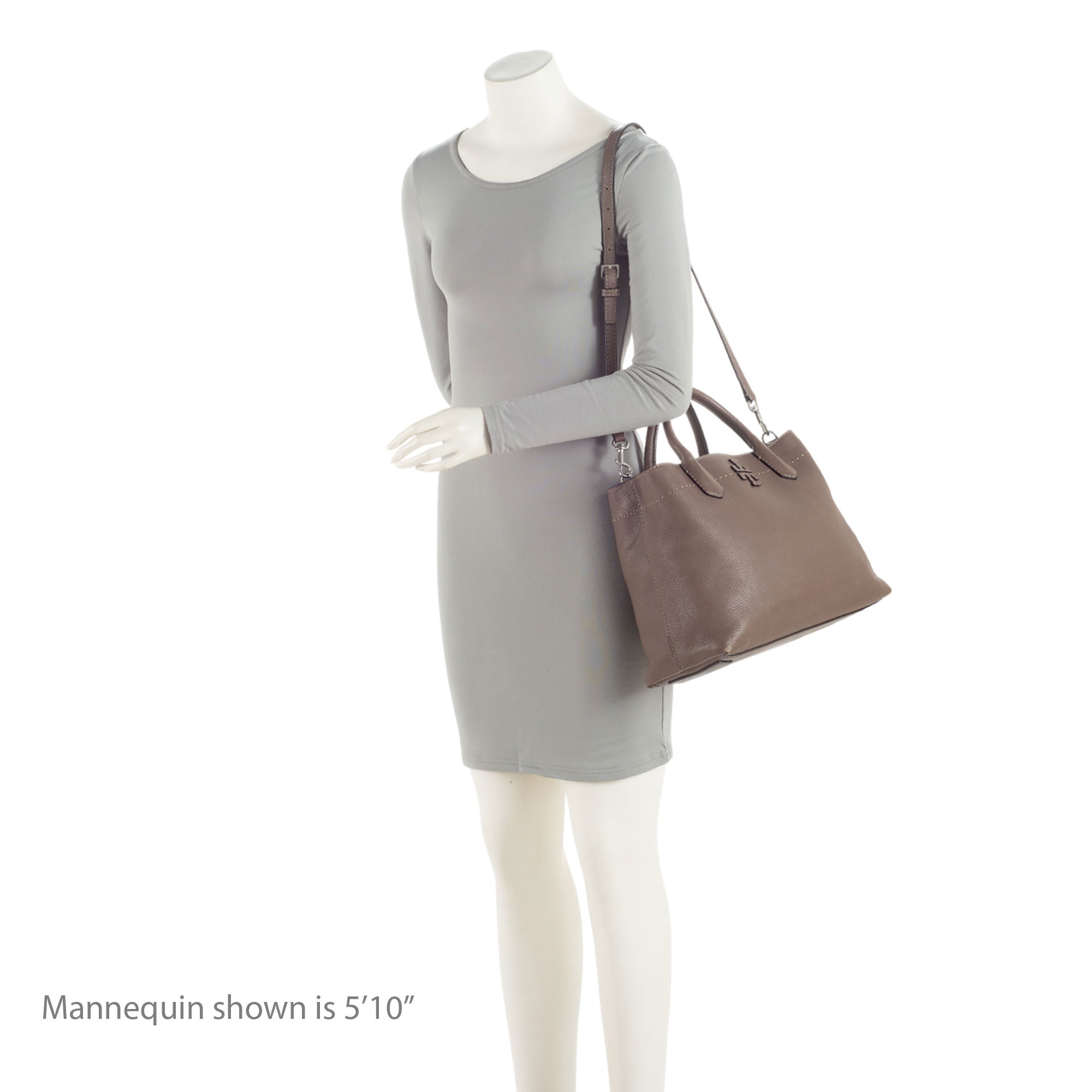 Tory Burch Leather McGraw Triple Compartment Tote (SHF-pGPJvP)