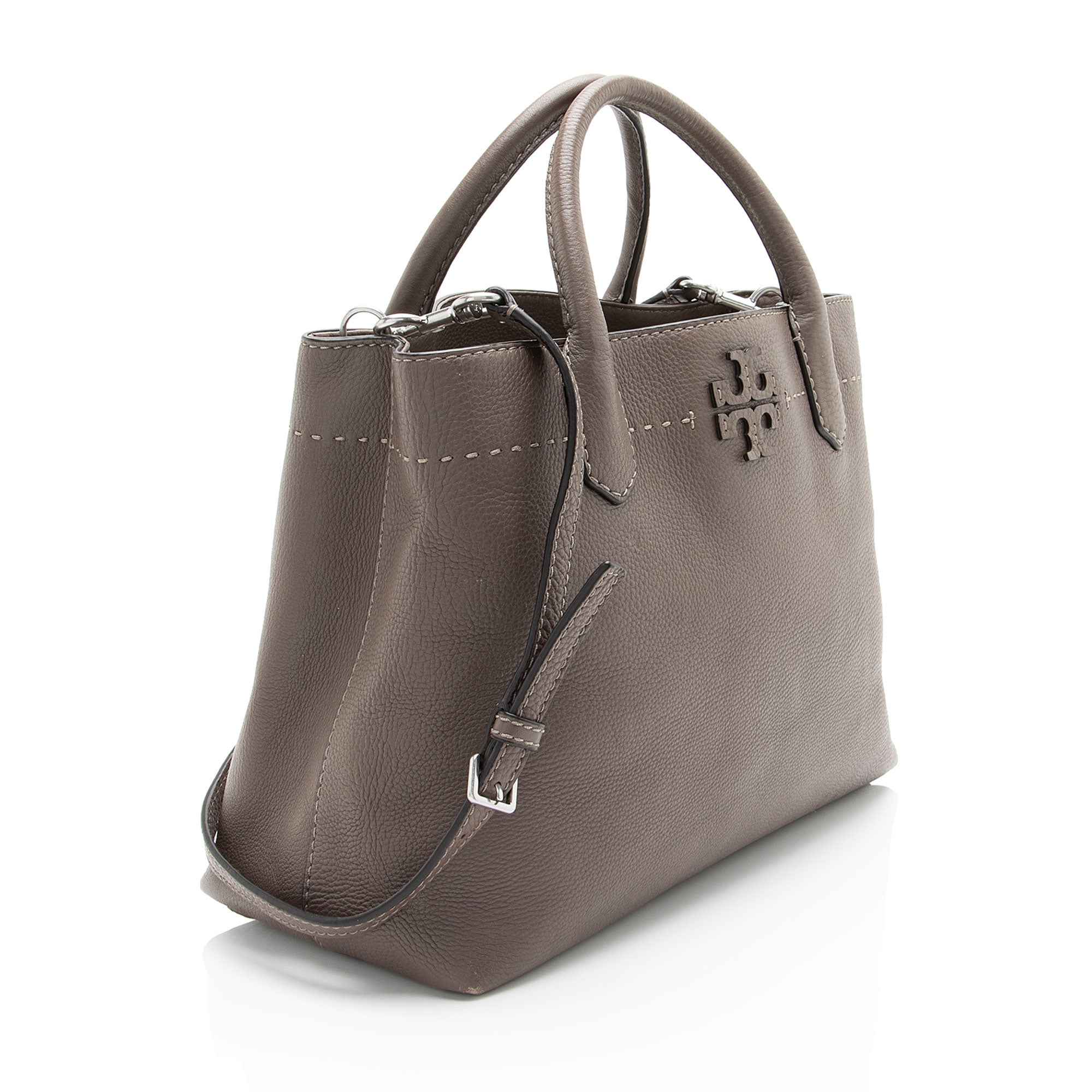 Tory Burch Leather McGraw Triple Compartment Tote