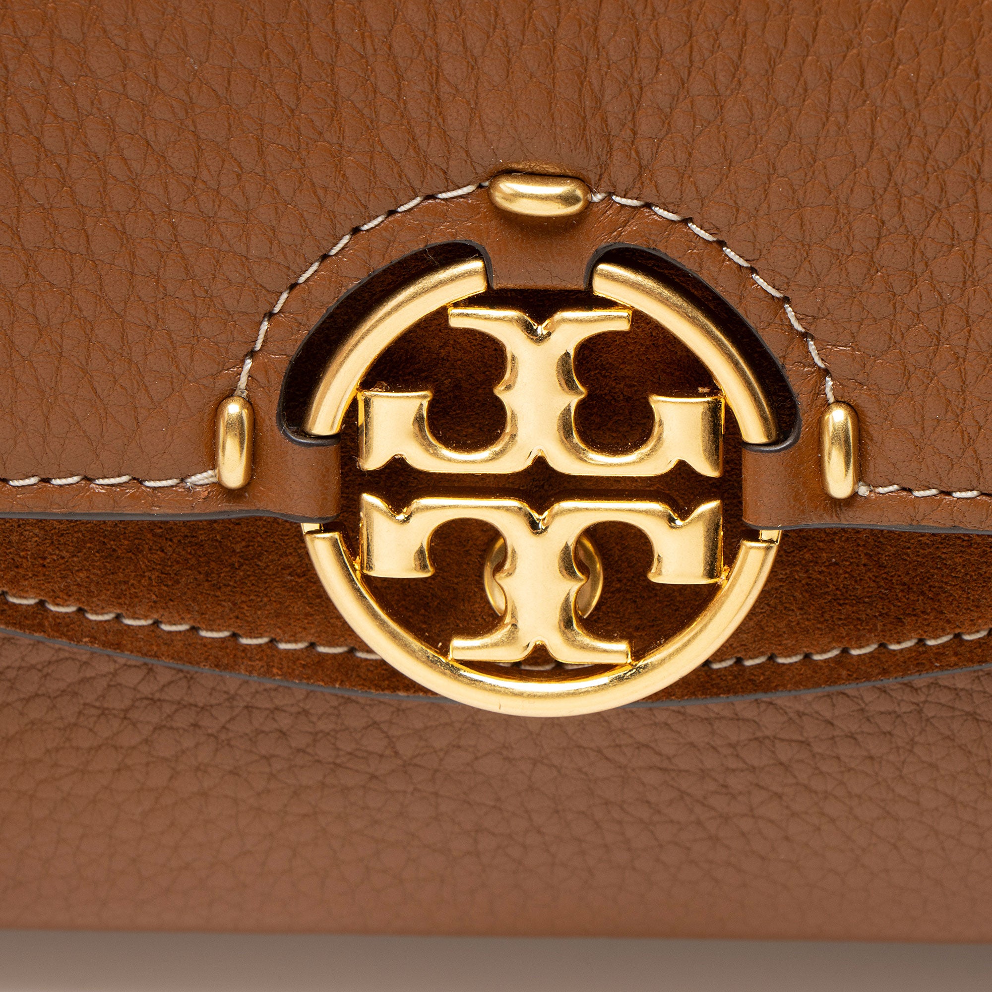 Tory Burch Leather Miller Flap Crossbody