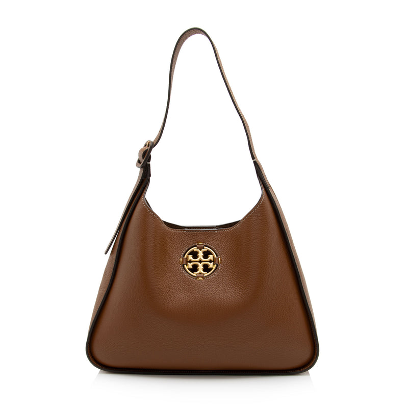 Tory Burch Leather Miller Hobo (SHF-WfUCj1)