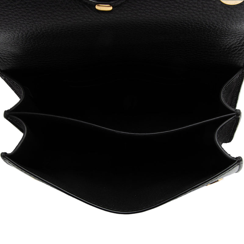 Tory Burch Leather Miller Mini Shoulder Bag (SHF-fFY17g)