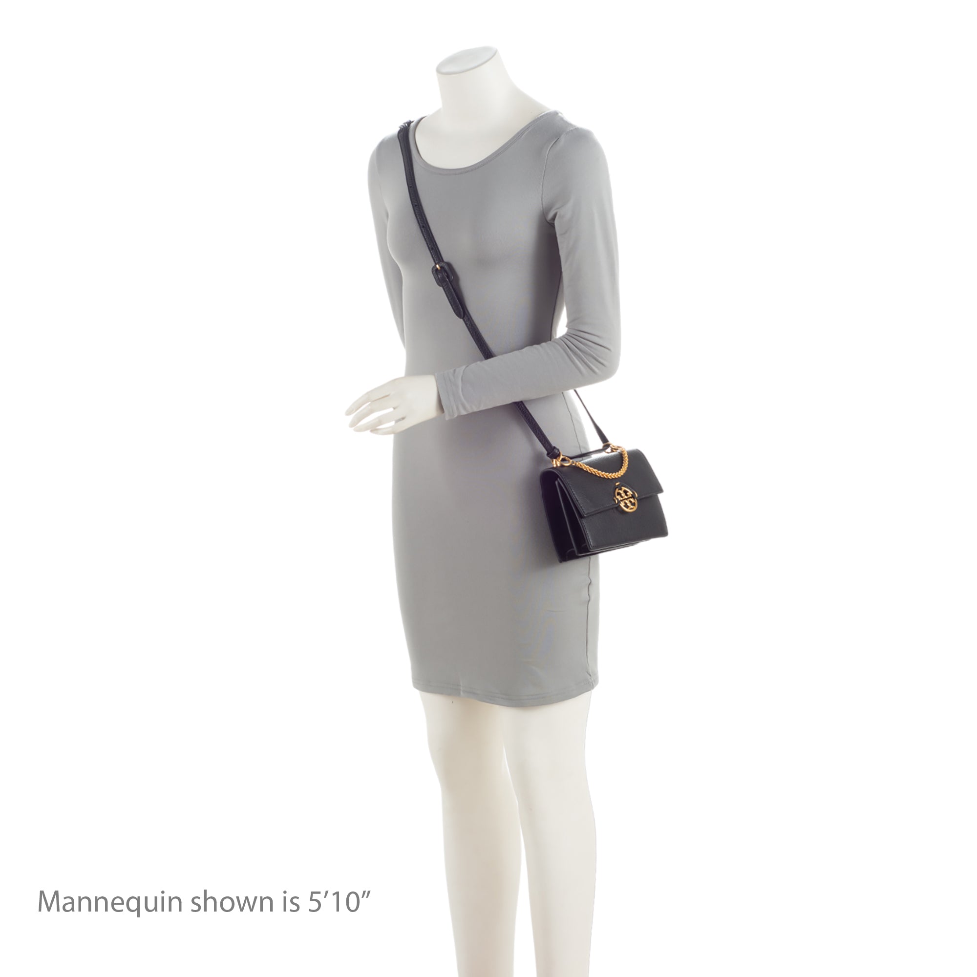 Tory Burch Leather Miller Mini Shoulder Bag (SHF-fFY17g)