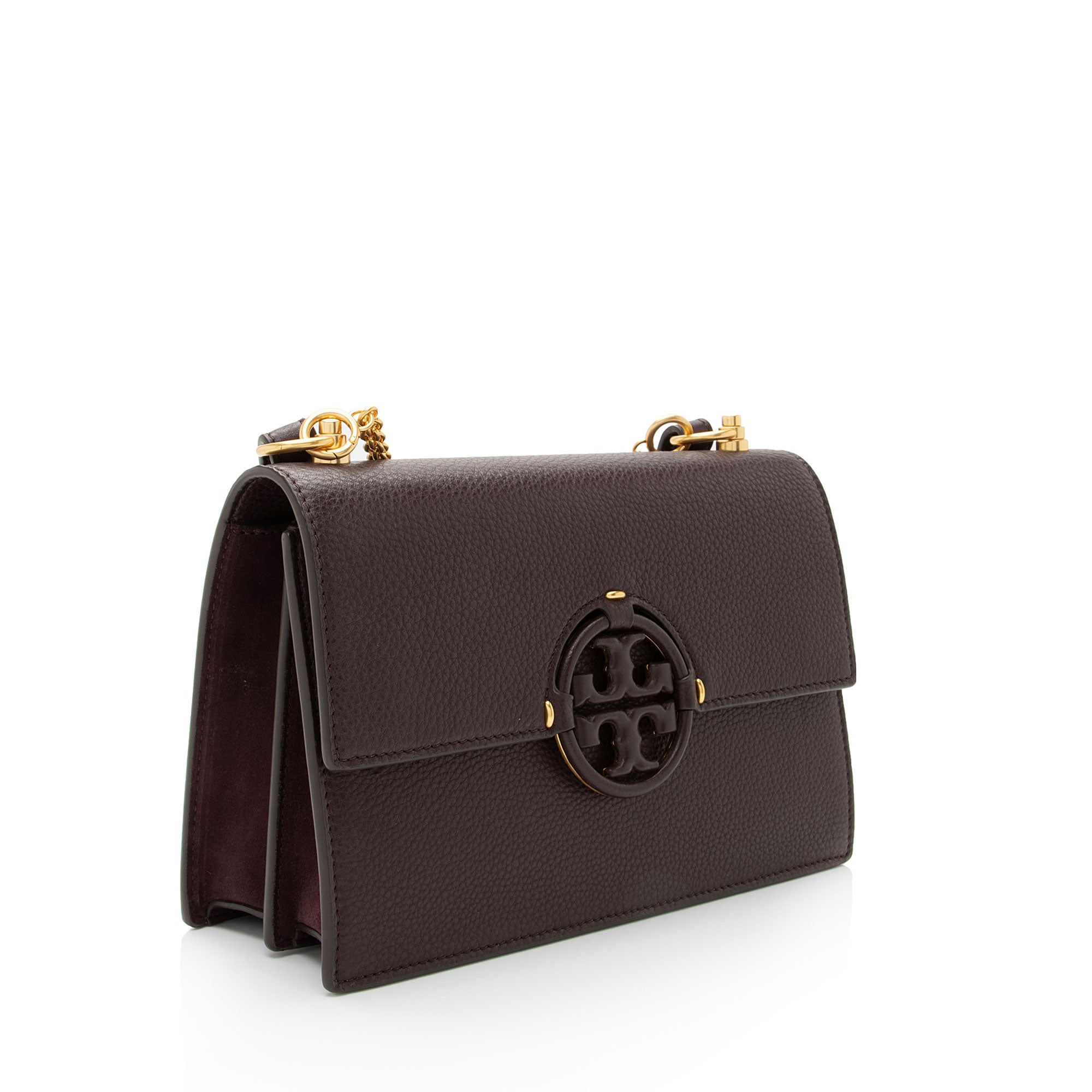 Tory Burch Leather Miller Shoulder Bag (SHF-BV7Jj6)