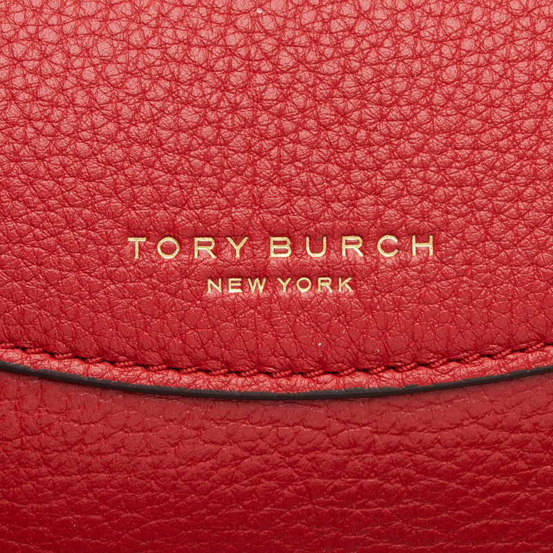 Tory Burch Leather Perry Medium Satchel (SHF-uzy0Mv)