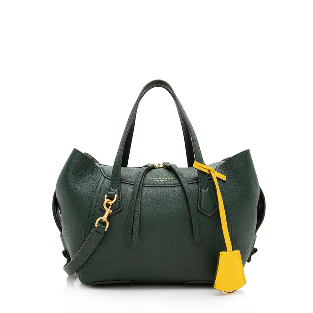 Tory Burch Leather Perry Small Satchel (SHF-13362)