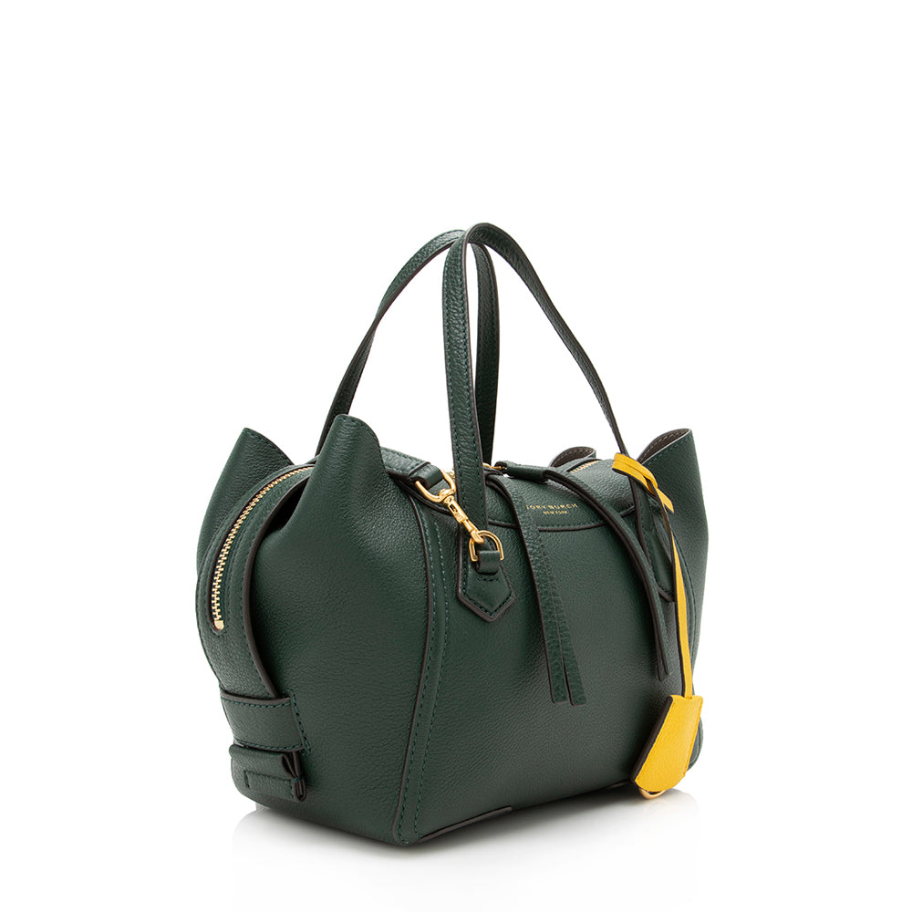 Tory Burch Leather Perry Small Satchel (SHF-13362)