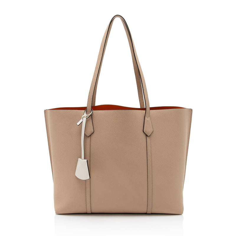 Tory Burch Leather Perry Tote (SHF-JeBlBY)