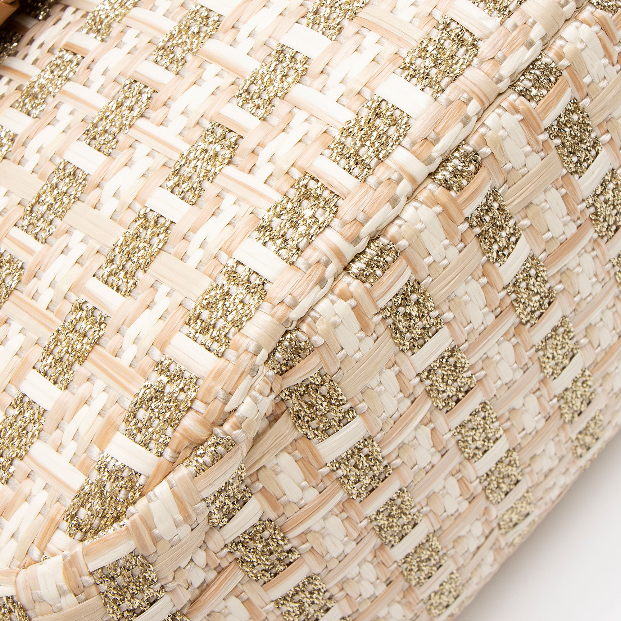 Tory Burch Leather Raffia Marion Saddle Bag (SHF-aUSocw)