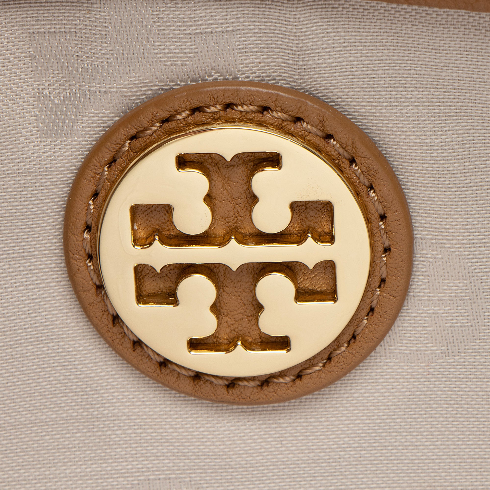 Tory Burch Leather Raffia Marion Saddle Bag (SHF-aUSocw)