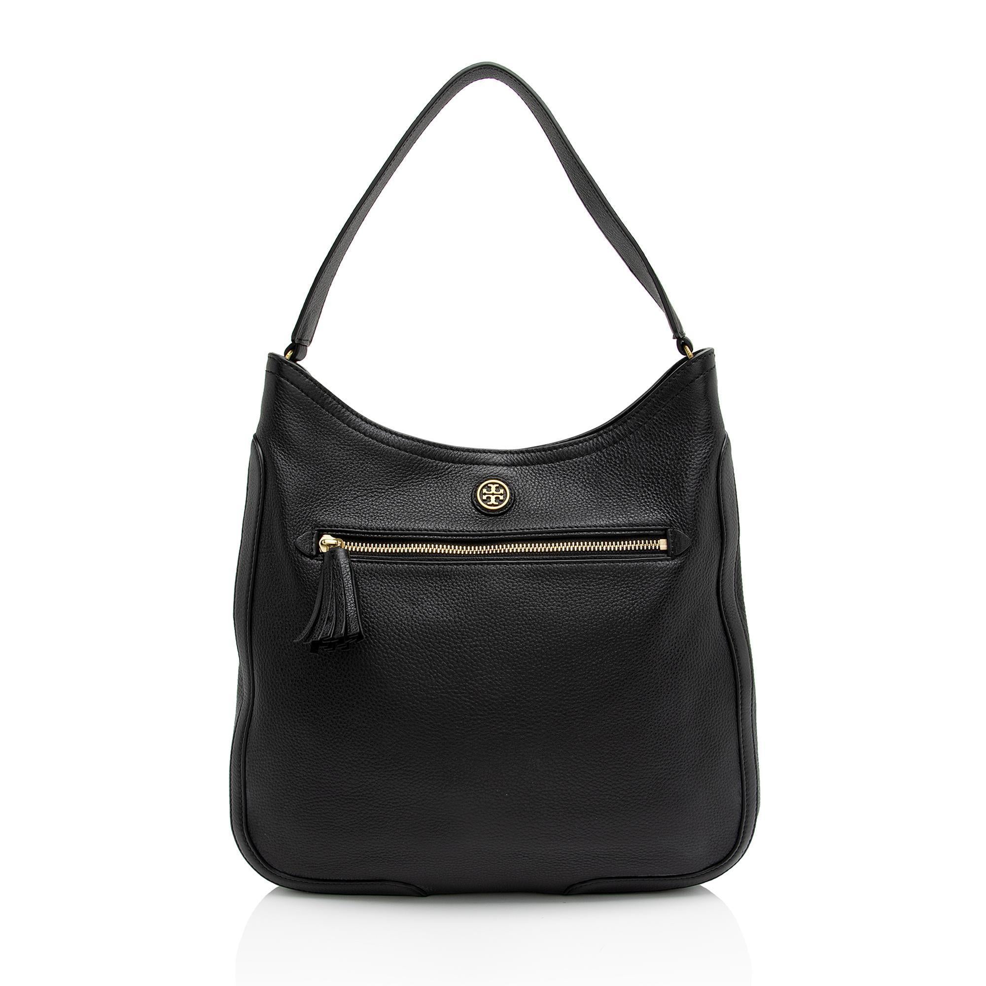Tory Burch Leather Robinson Large Hobo (SHF-NMxtJu)