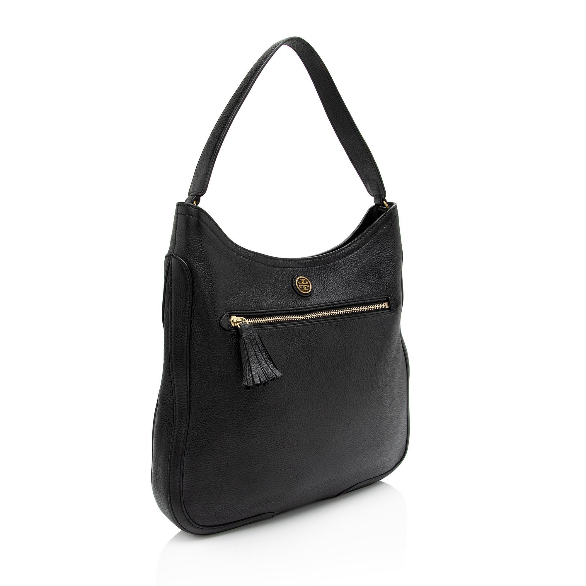 Tory Burch Leather Robinson Large Hobo (SHF-NMxtJu)
