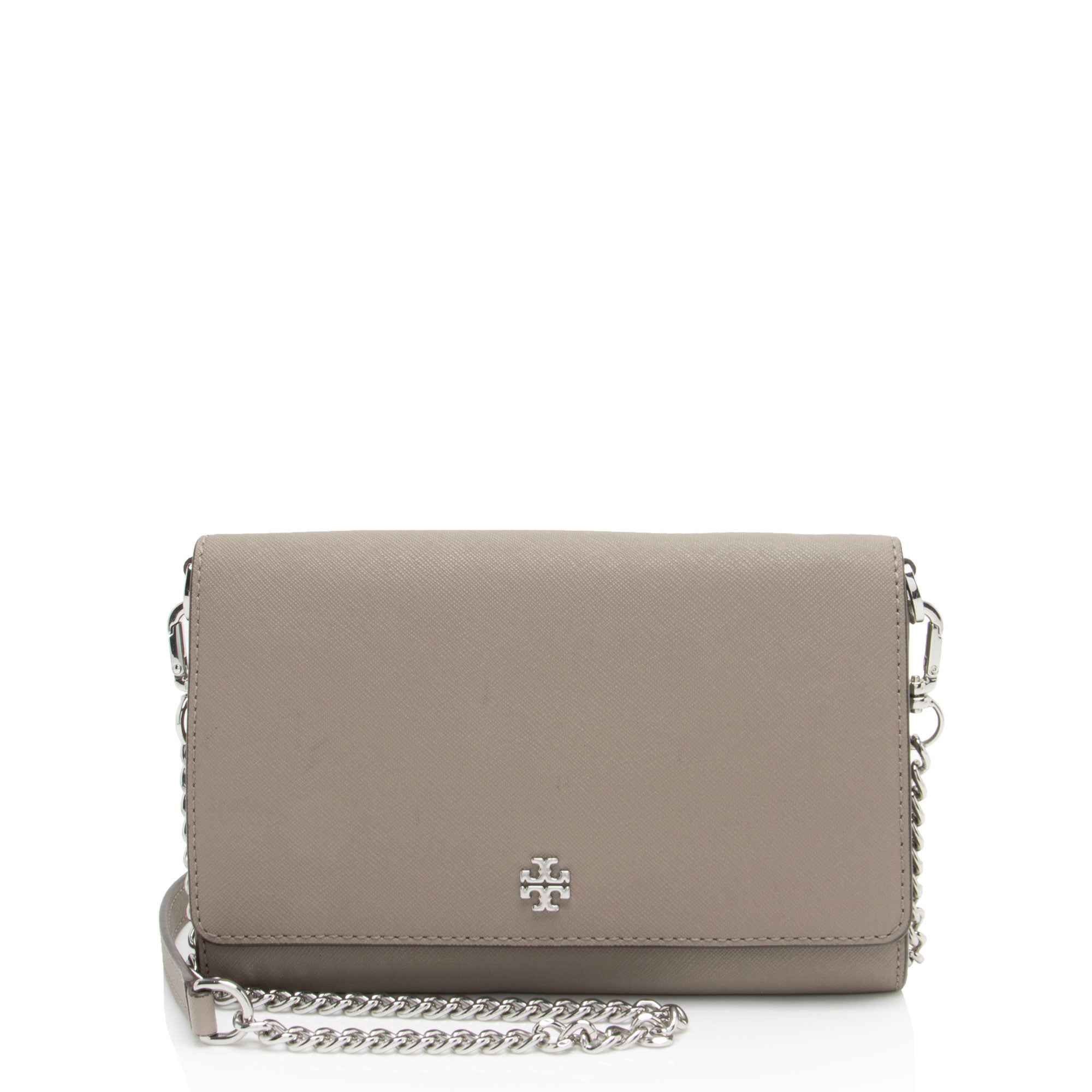 Tory Burch Leather Robinson Wallet on Chain Bag